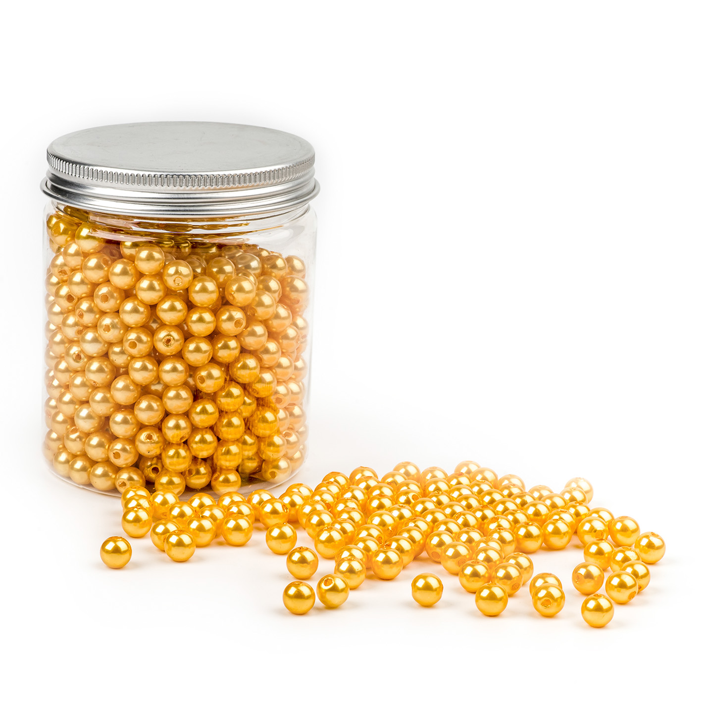 Dekoperličky pvc pr.8mm/150g žluté