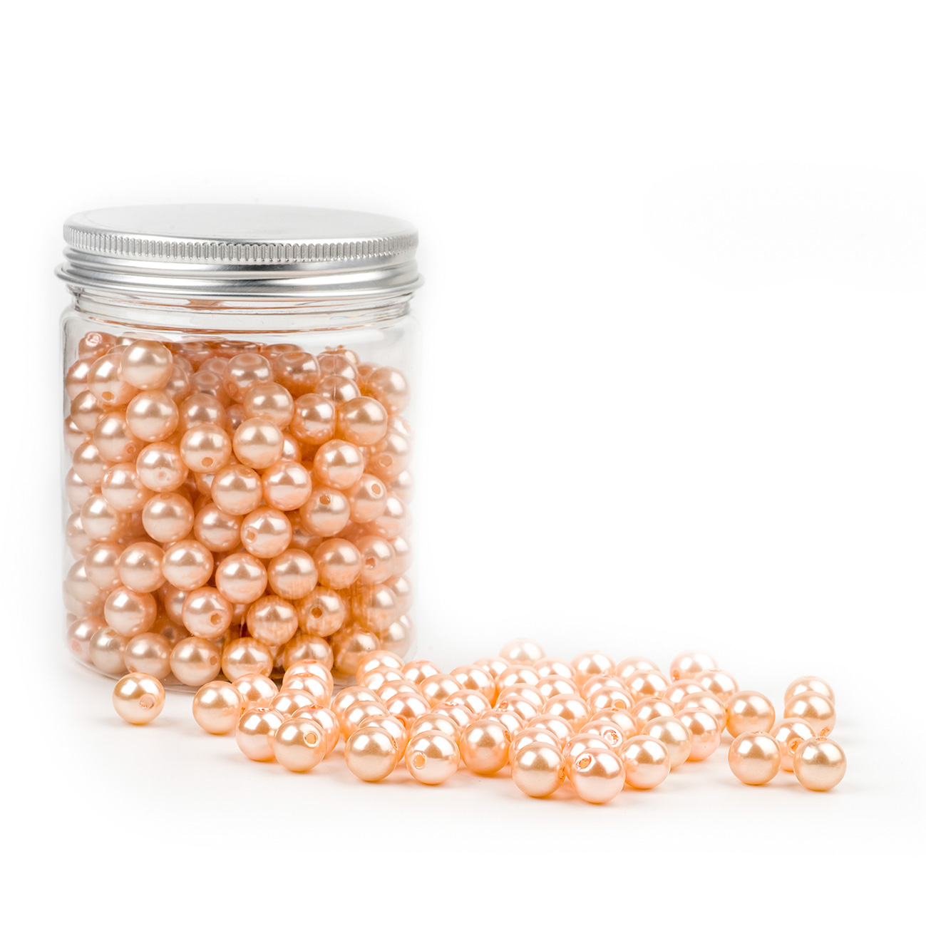 Dekoperličky pvc pr.10mm/150g lososová