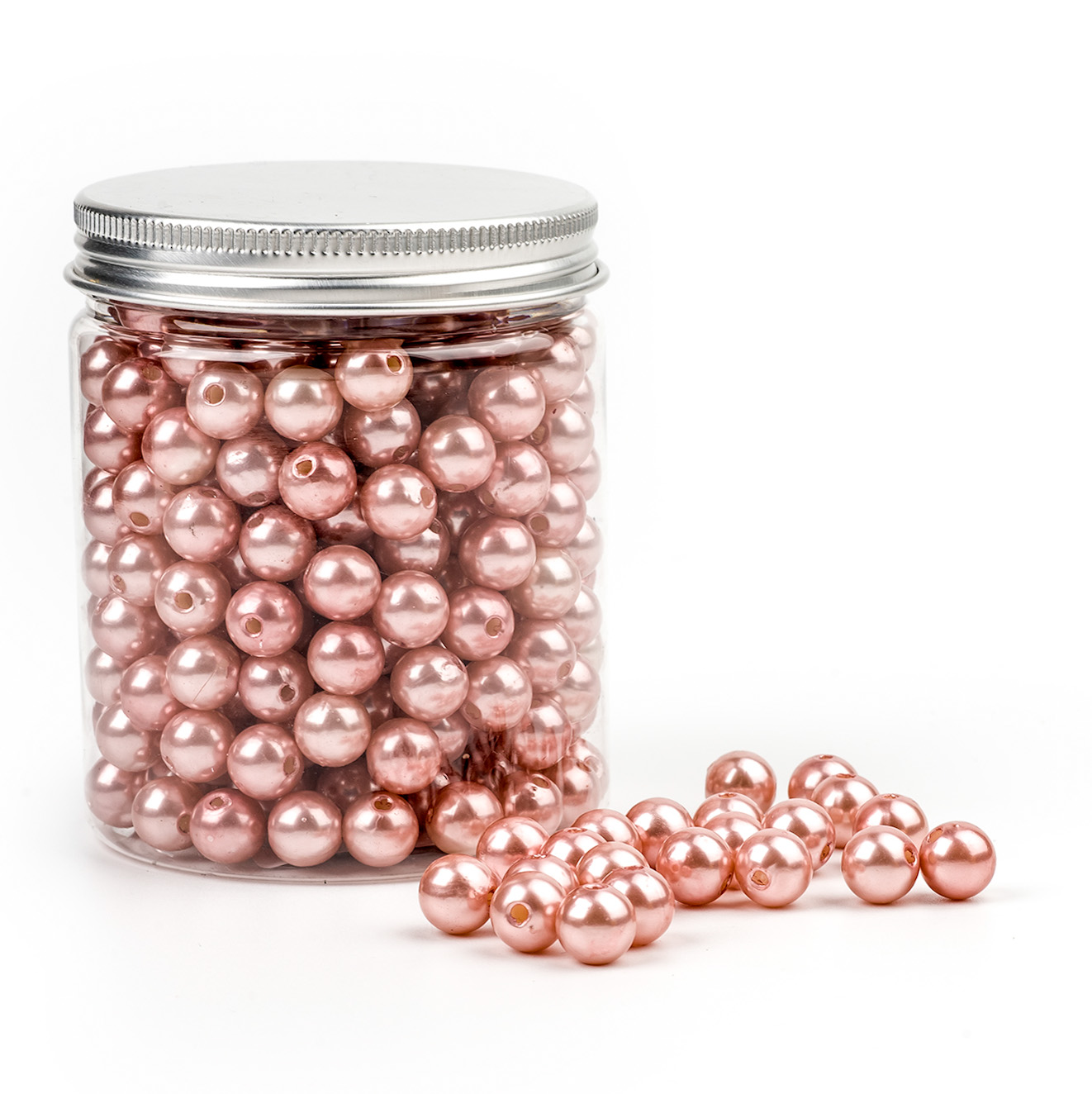 Dekoperličky pvc pr.10mm/150g růžové