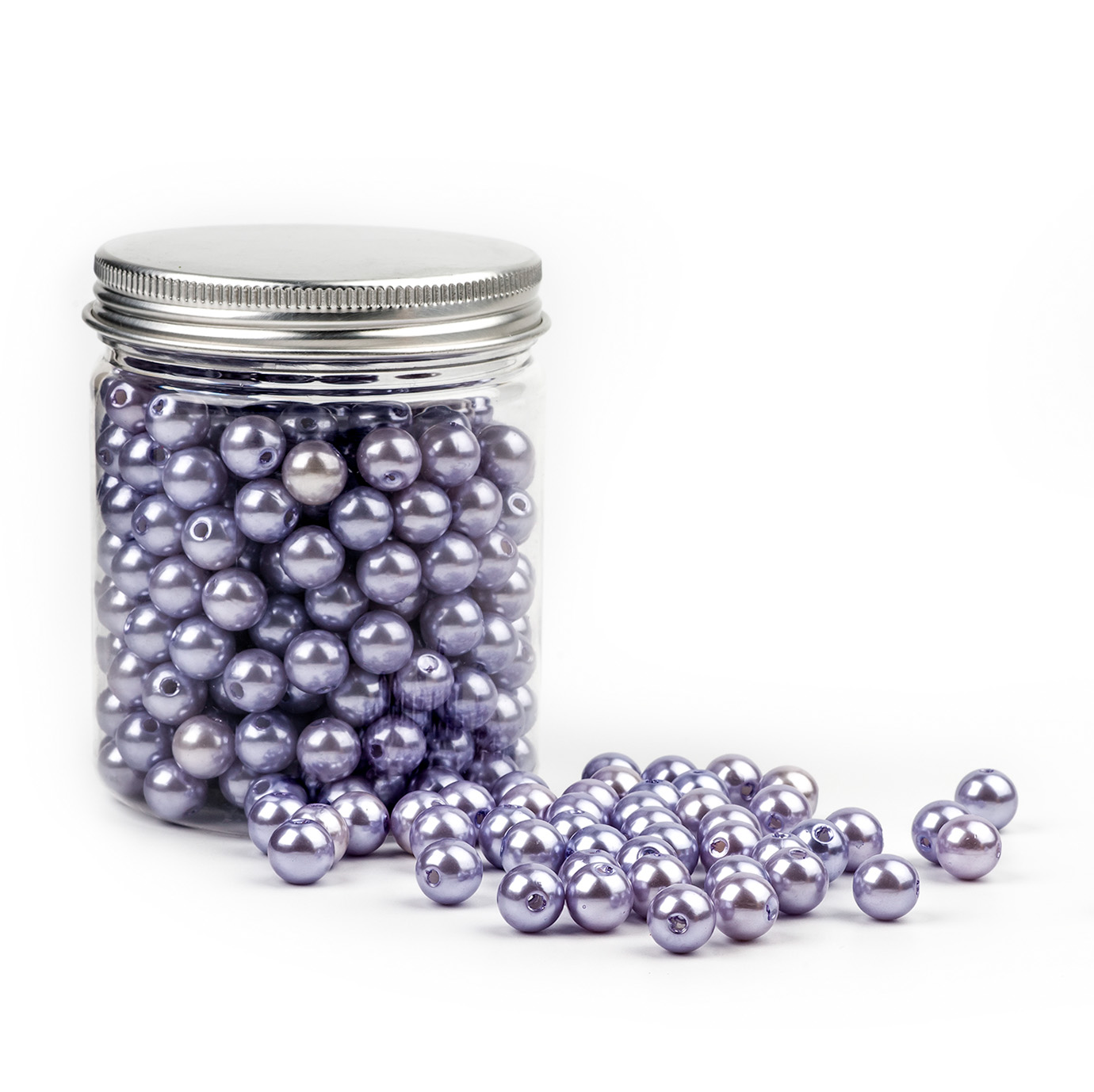 Dekoperličky pvc pr.10mm/150g fialové