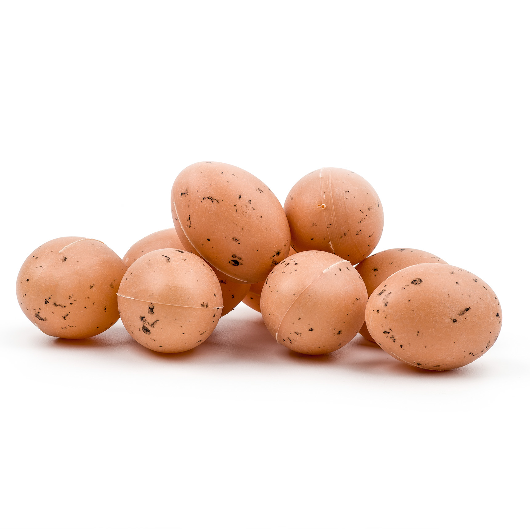 Vajíčka pvc přízdoba pr.6cm natural S/12 II.Jakost