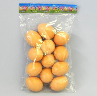 Vajíčka pvc pr.6cm natural S/12