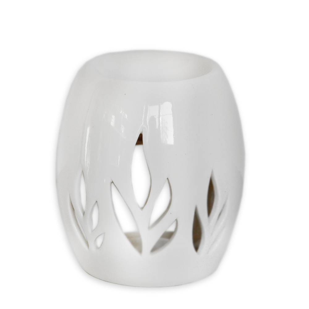 Aromalampa porcelán v.9cm bílá
