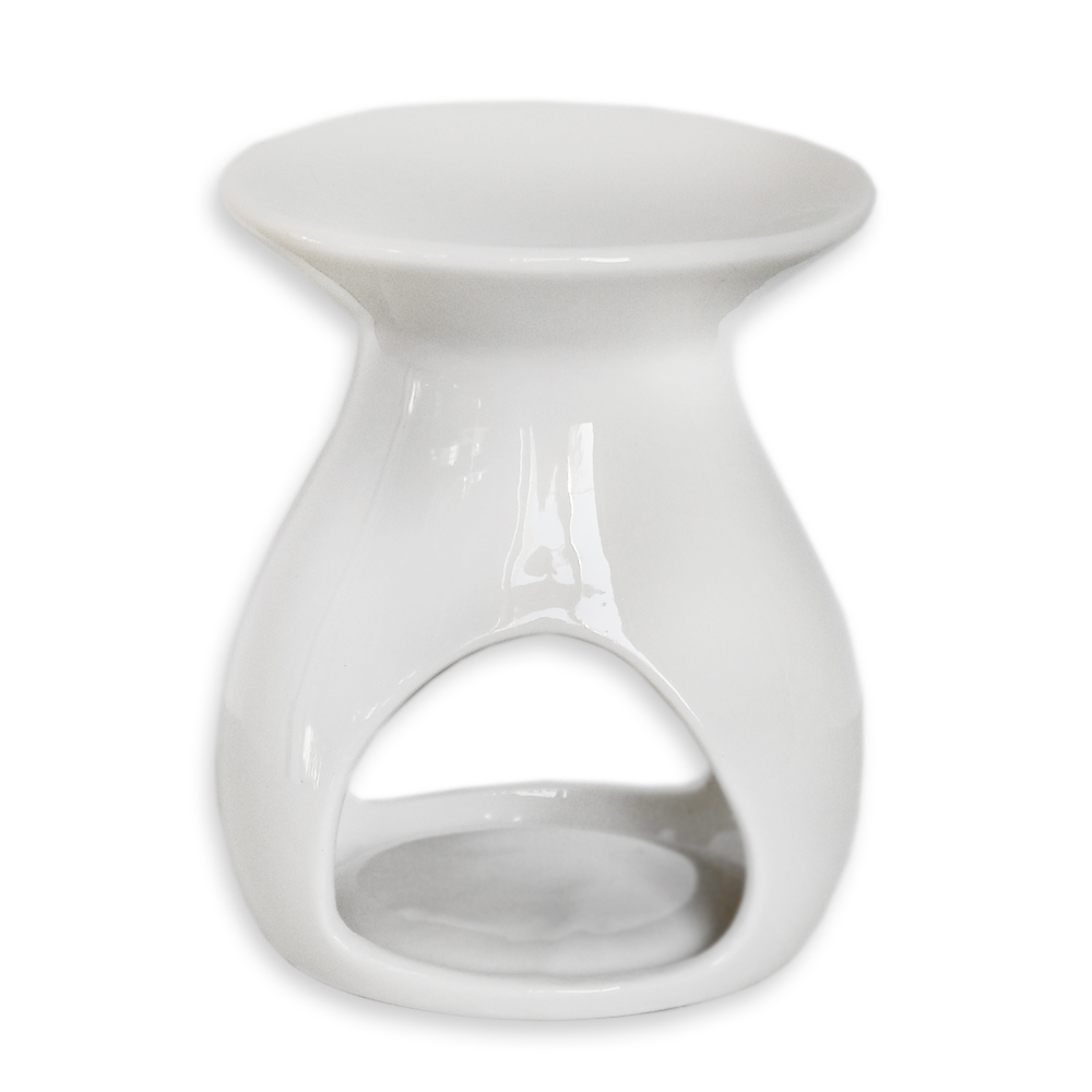Aromalampa porcelán v.12cm bílá