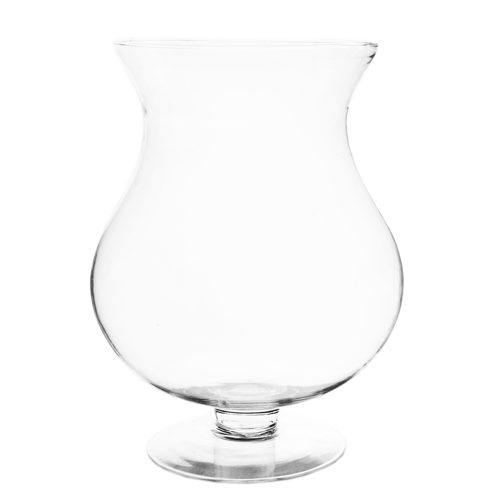 Sklo pohár na stopce v.32x22cm čirý