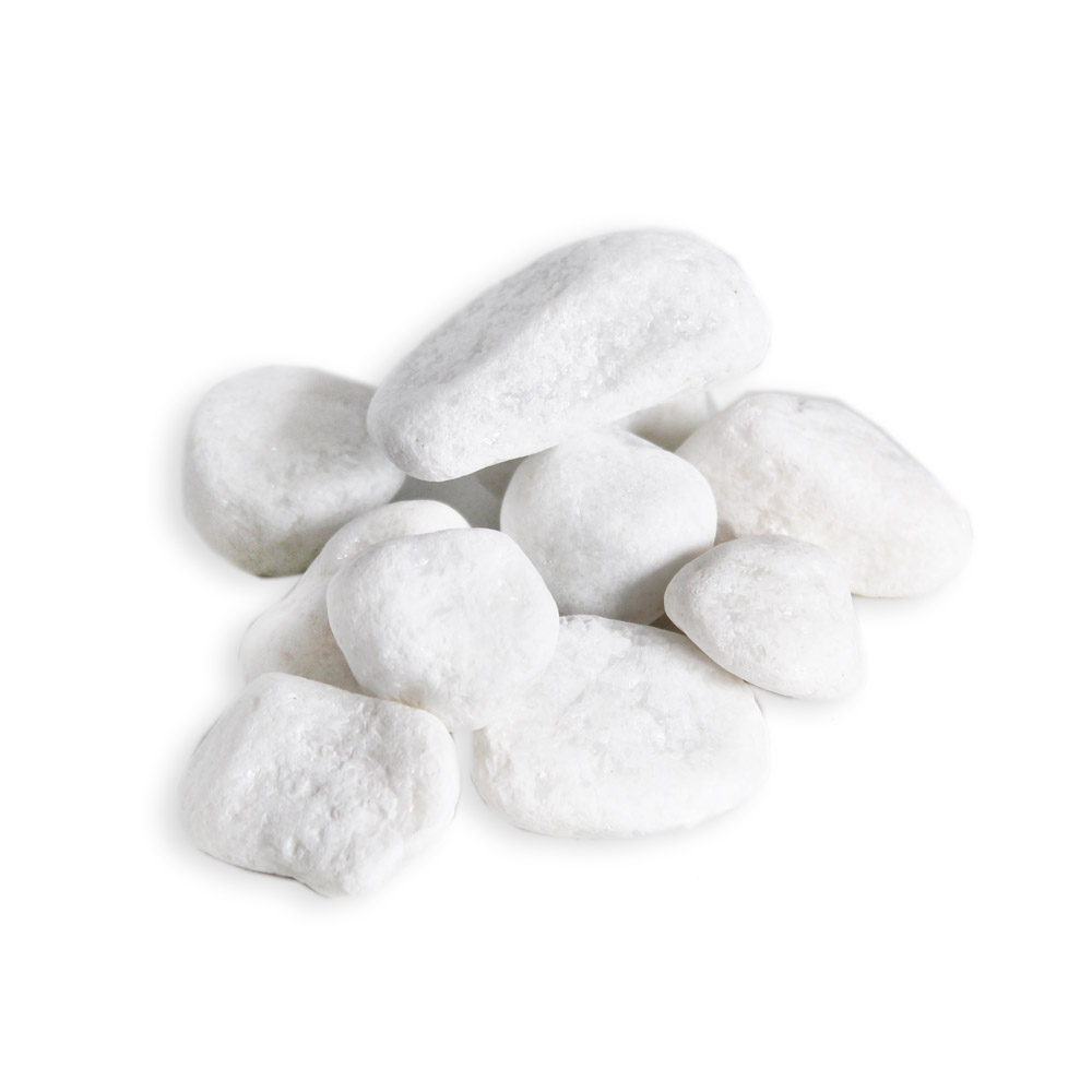 Kamínky bílé pr.2-4cm 4kg