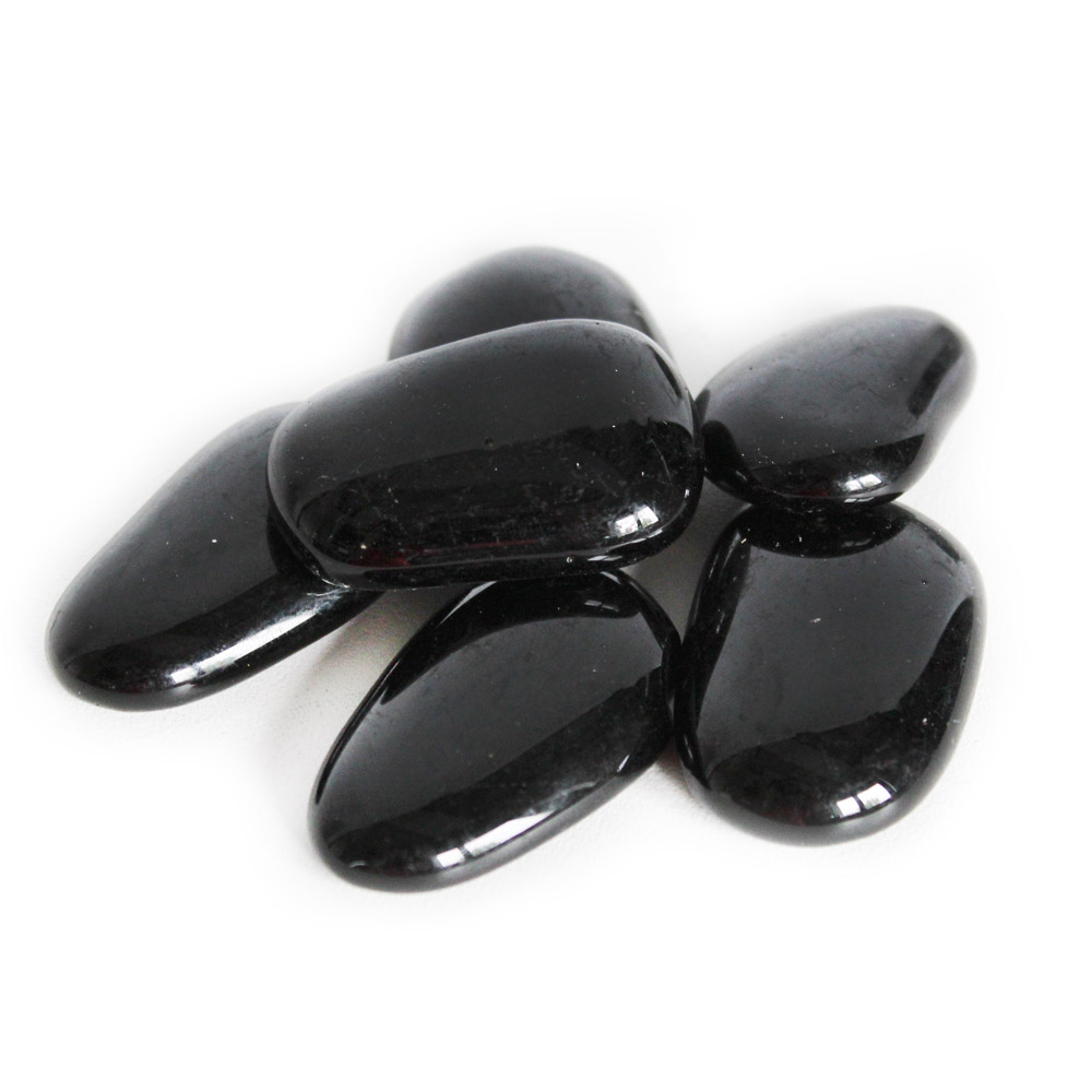 Nugety sklo placaté pr.2,5cm/300g černé