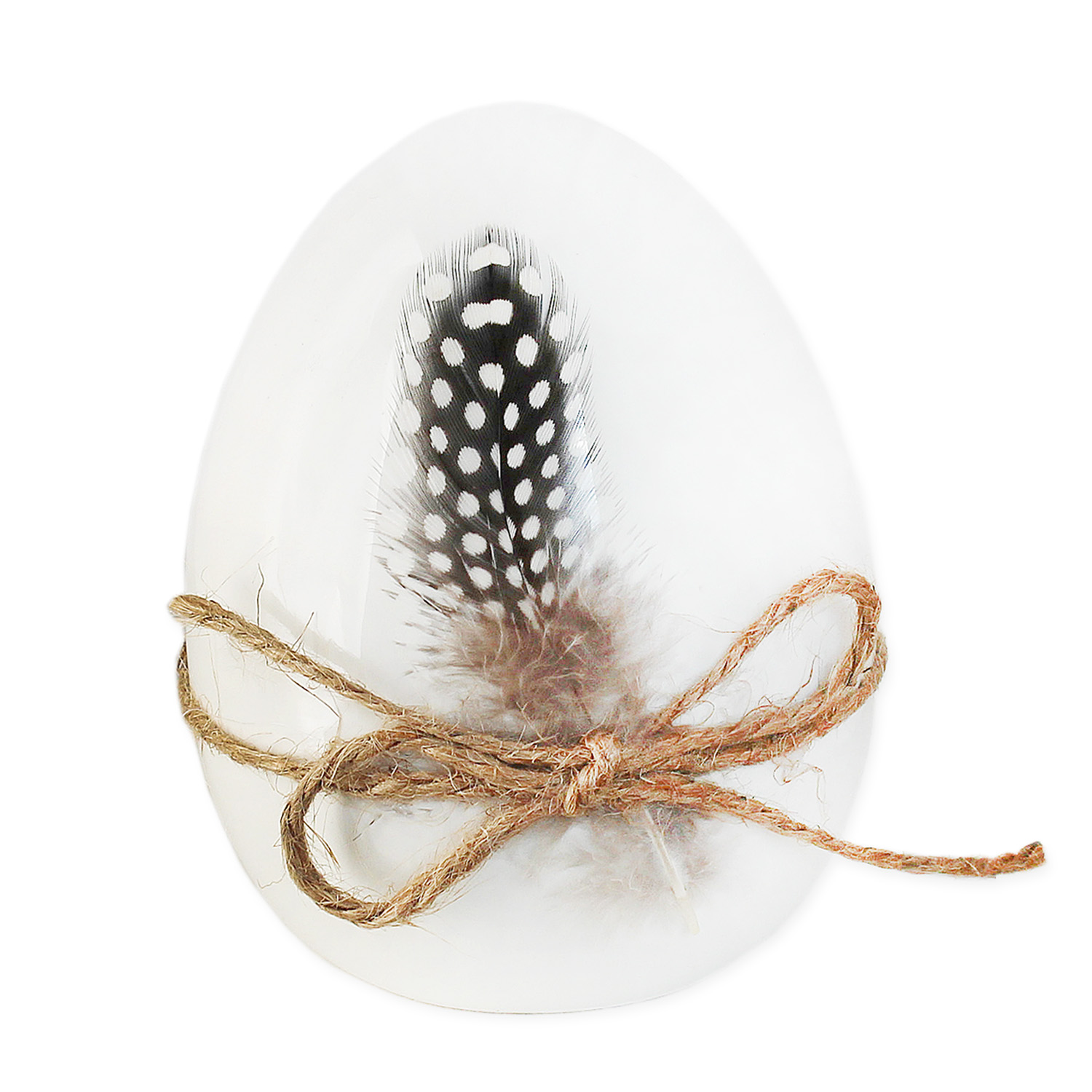 Vajíčko porcelán v.11,5cm bílé