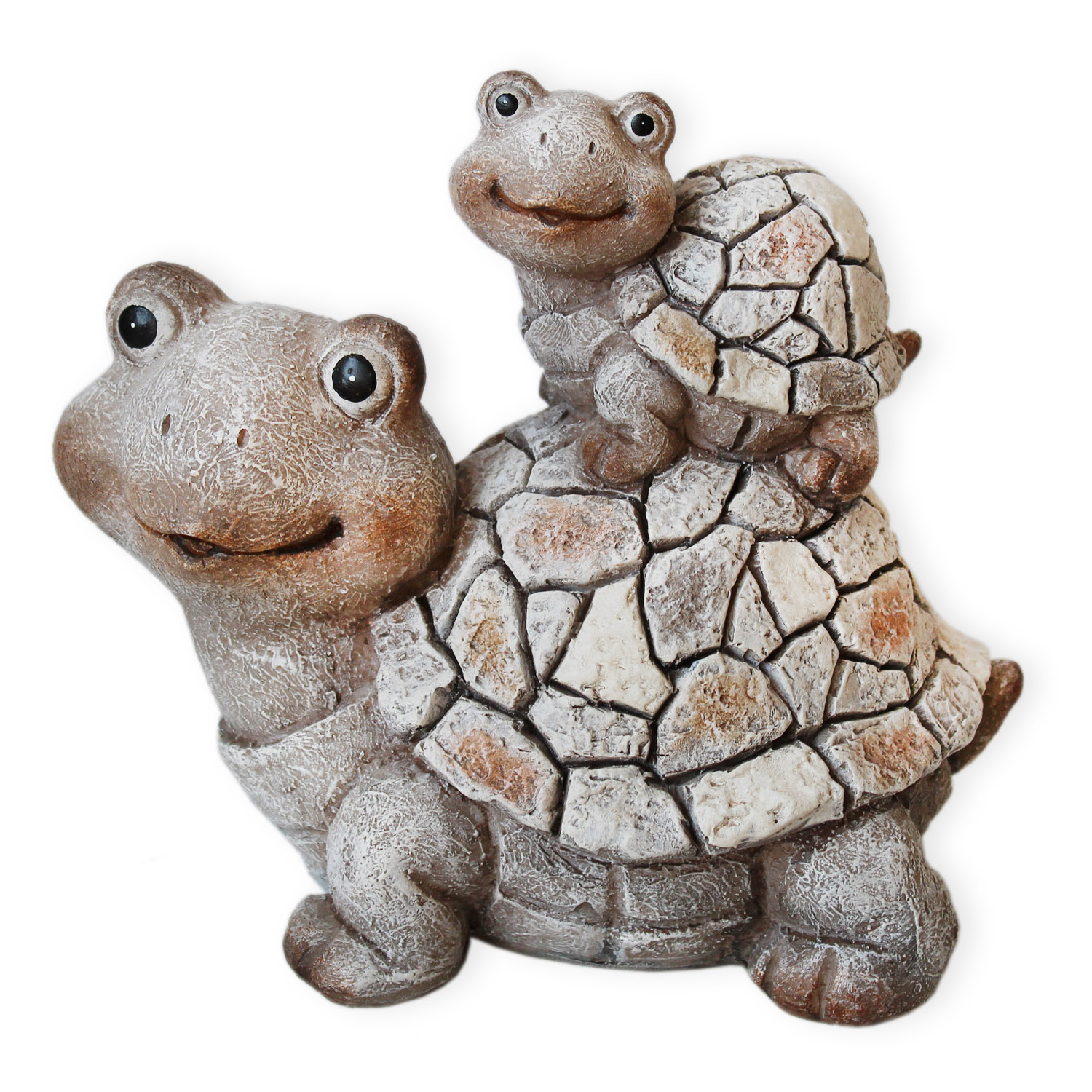 Želvy keramika v.16x9cm natural