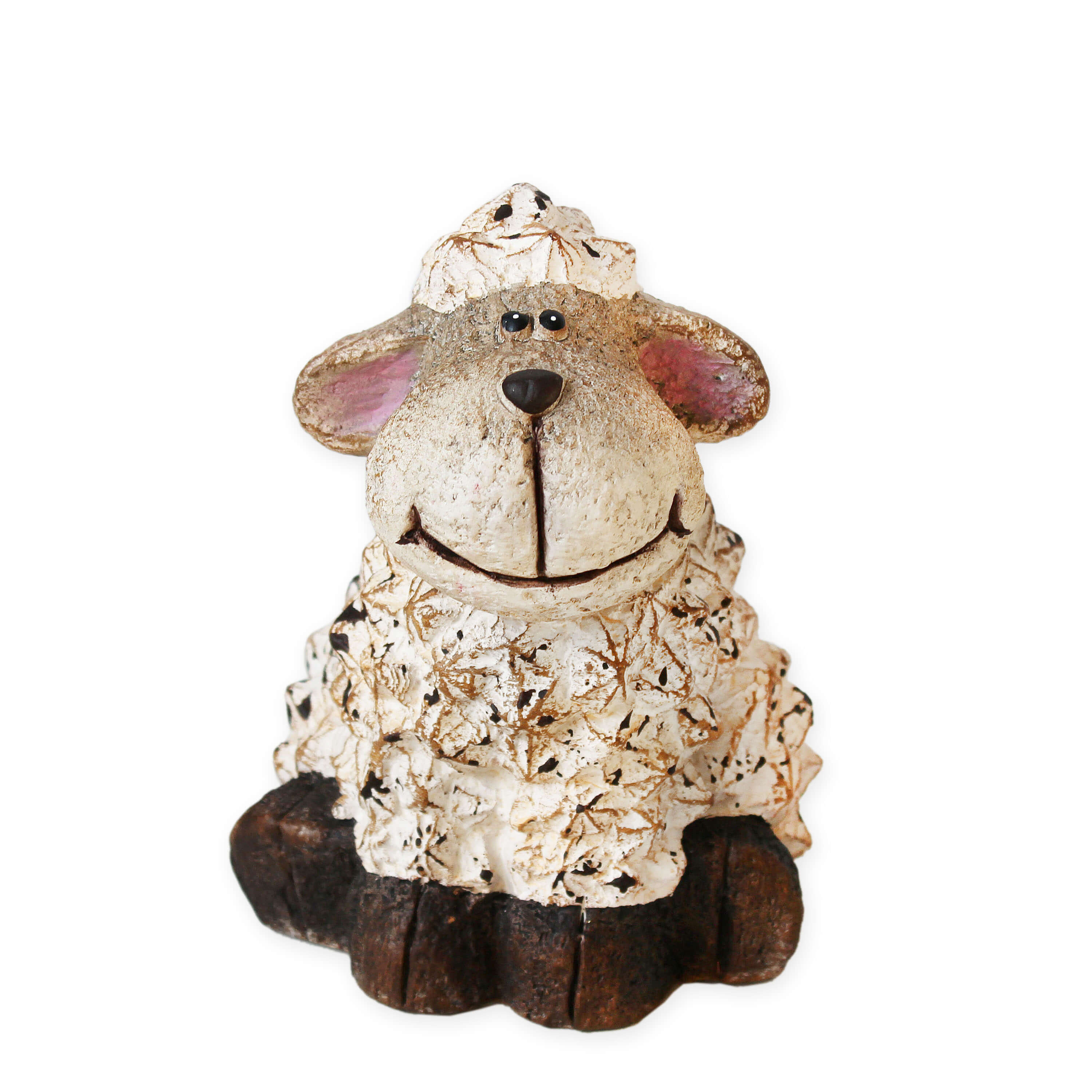 Beránek keramika v.11,5cm natural