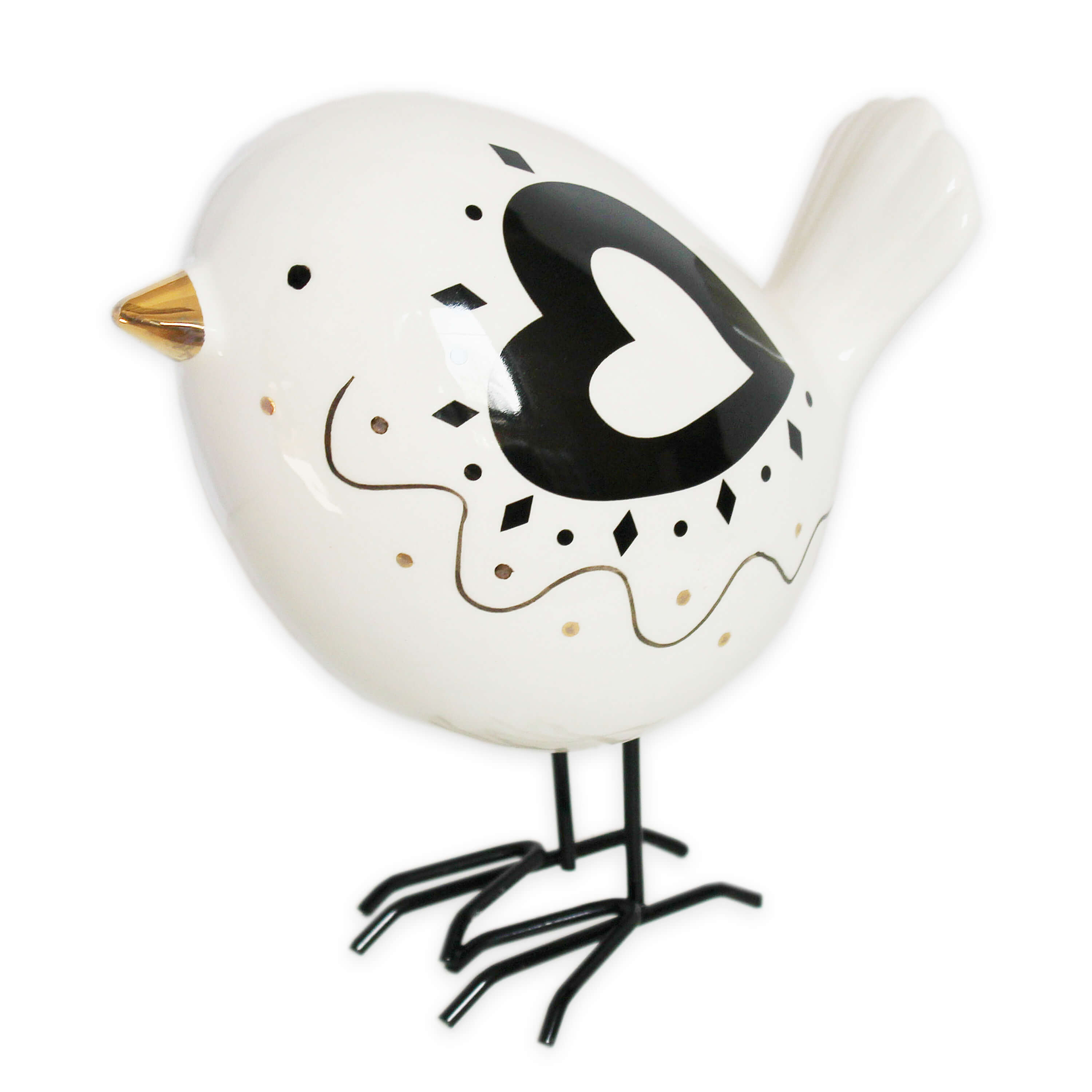 Ptáček keramika v.15cm