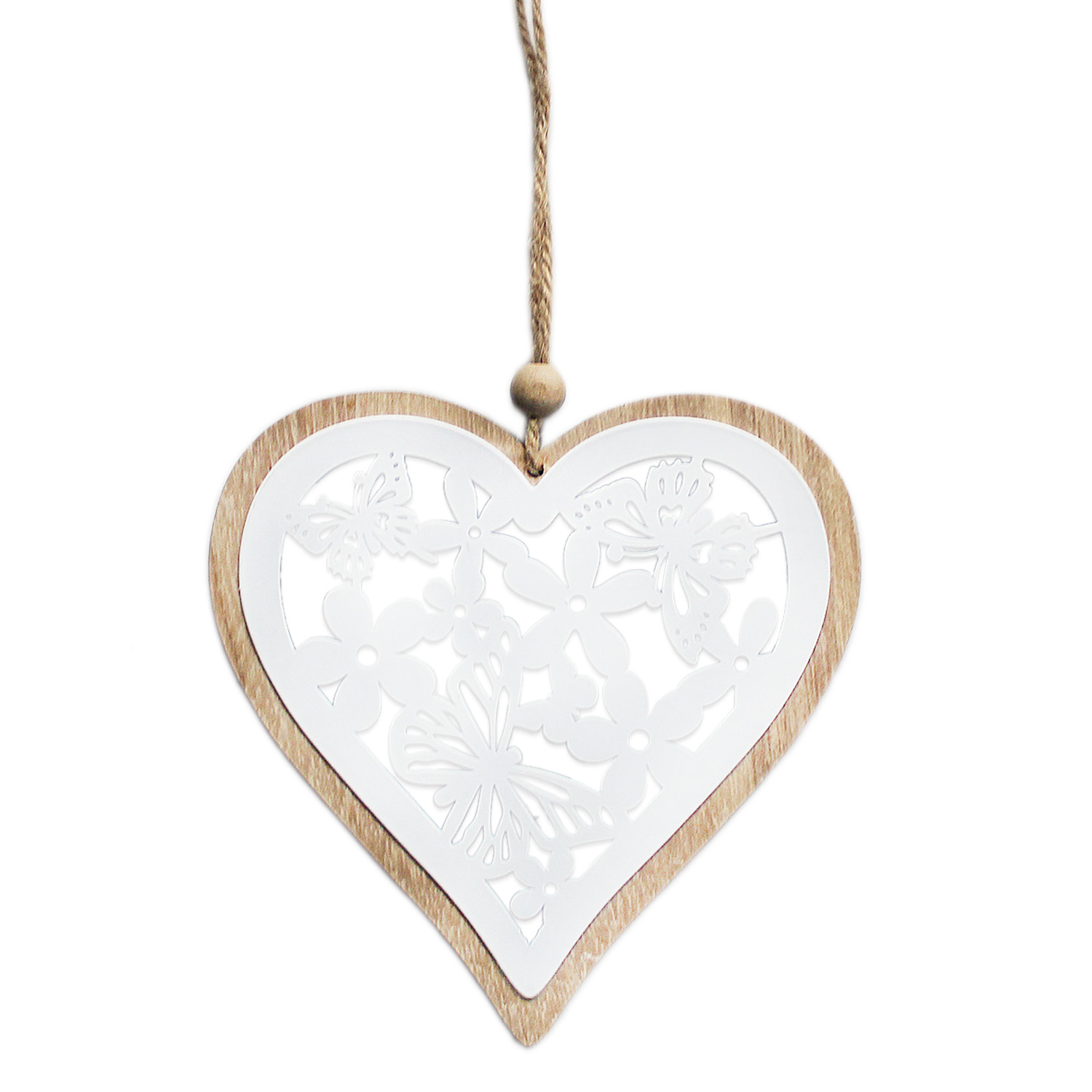 Srdce závěs dřevo pr.13,5cm w/nat