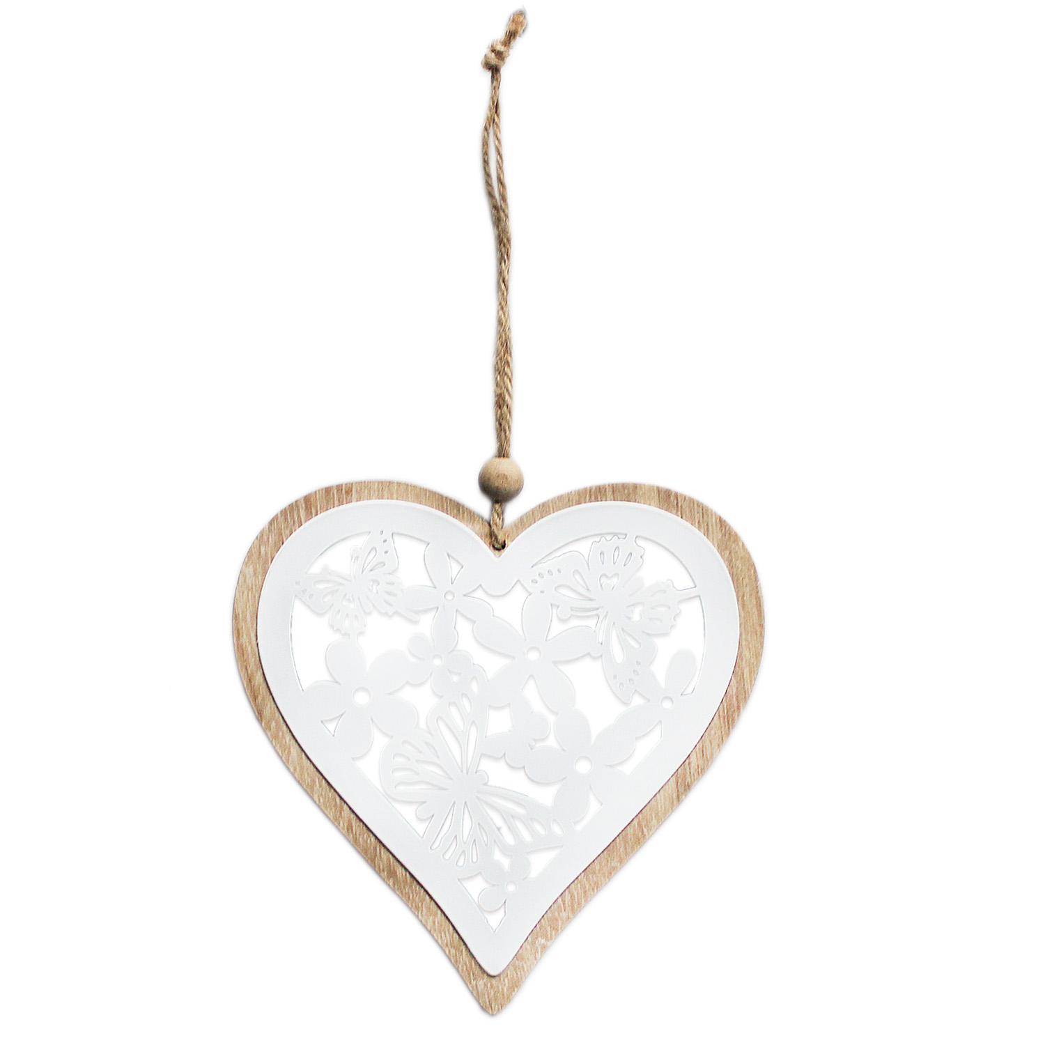 Srdce závěs dřevo pr.10cm w/nat