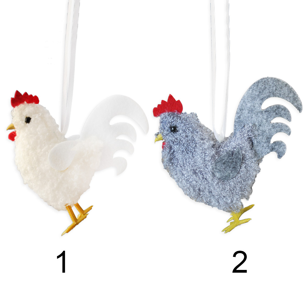 Slepička závěs textil v.12cm mix