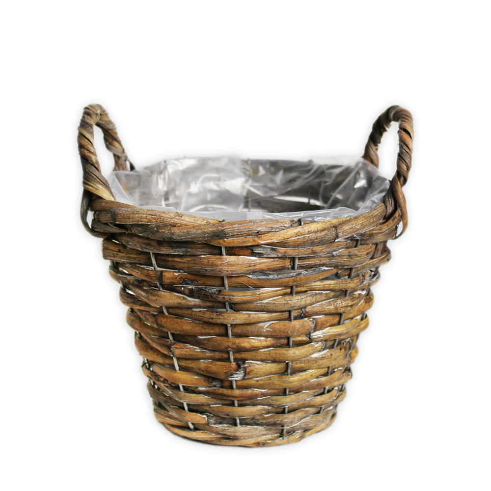 Proutí koš obal ratan pr.19x15cm natural