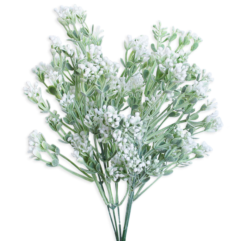 Kytice pvc v.36cm krémová