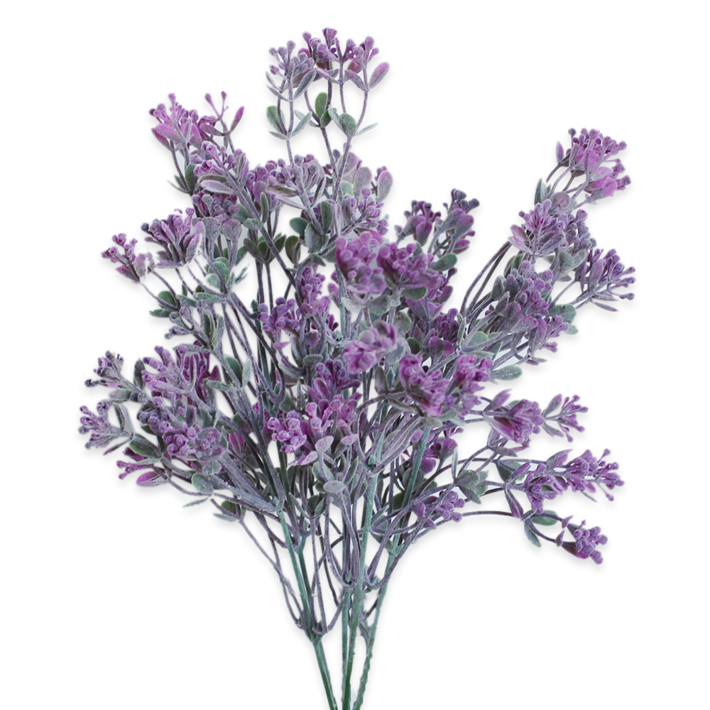 Kytice pvc v.36cm fialová