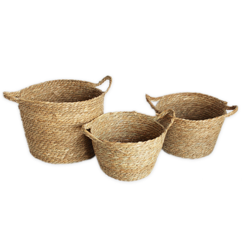 Proutí koše natural v.25-19cm S/3