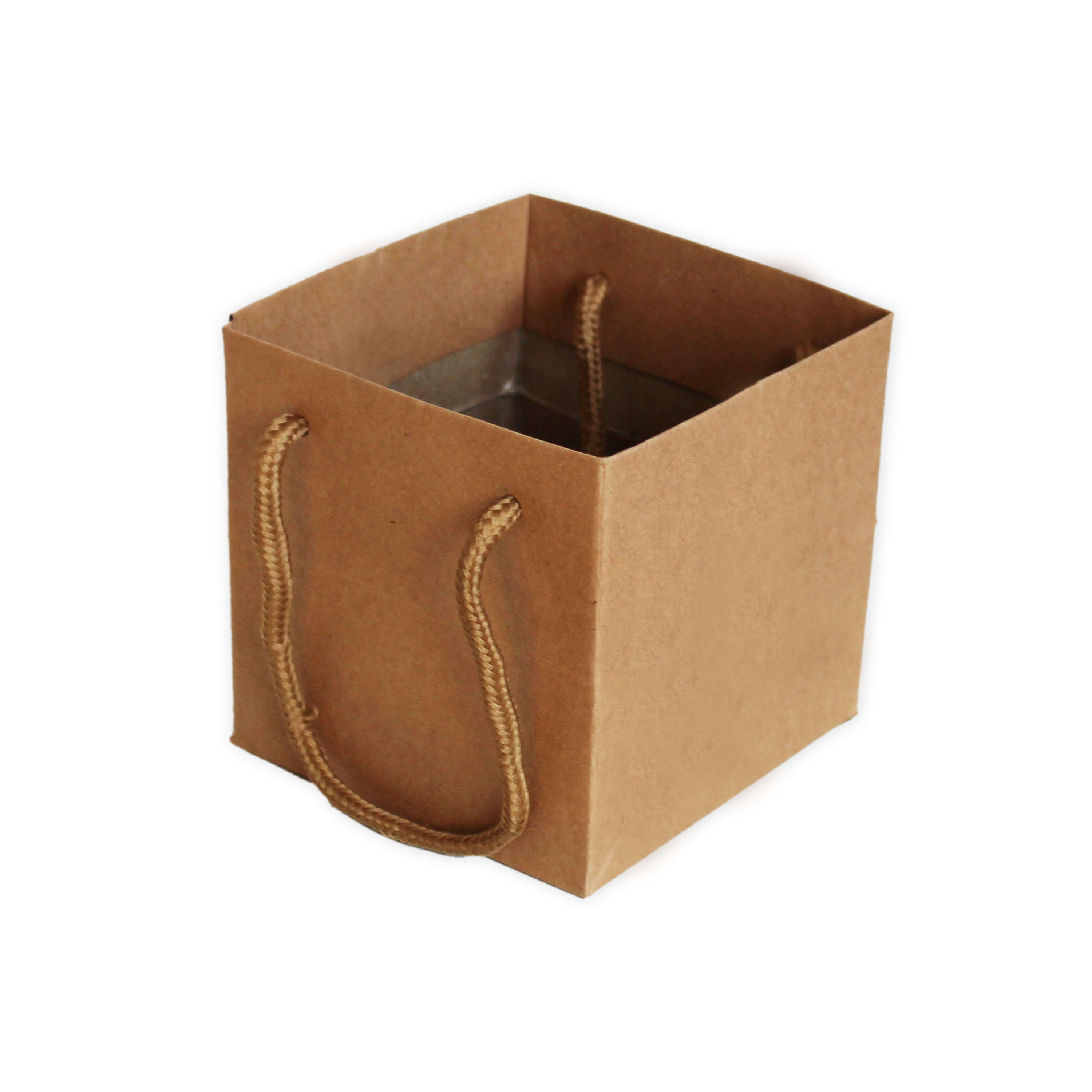 Taška karton 10,5cm kraft