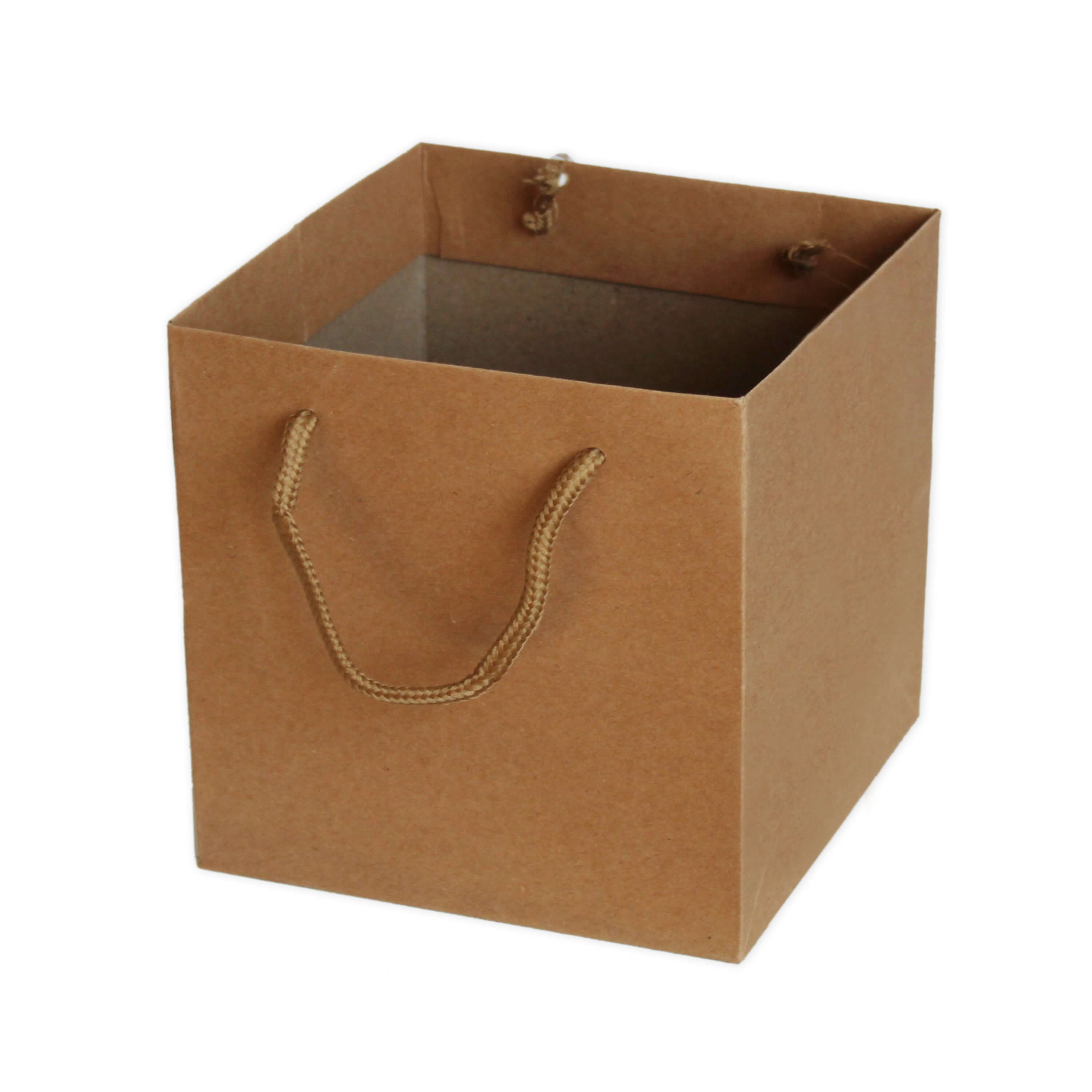 Taška karton v.16x16cm kraft