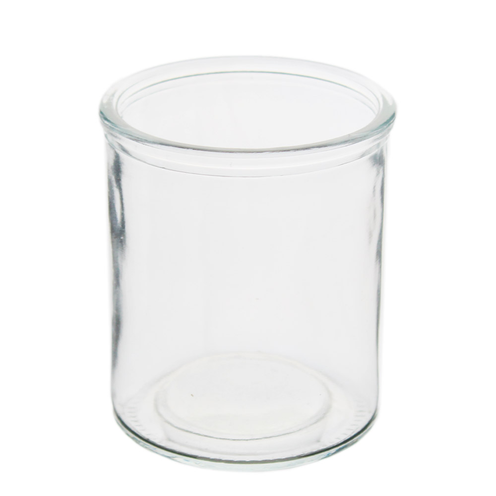 Svícen sklo  pr.8,5m čirá