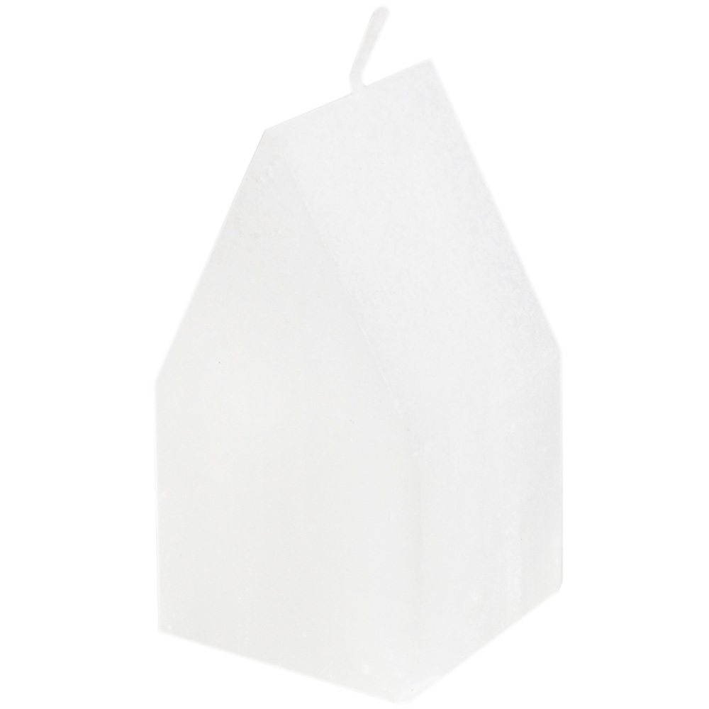 Svíčka Rustik š.70x120 domek bílá