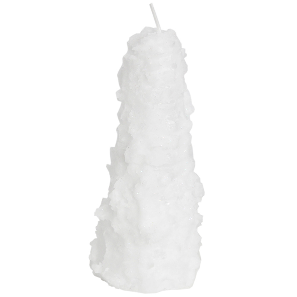 Svíčka Rustik pr.70x160mm stromek sníh