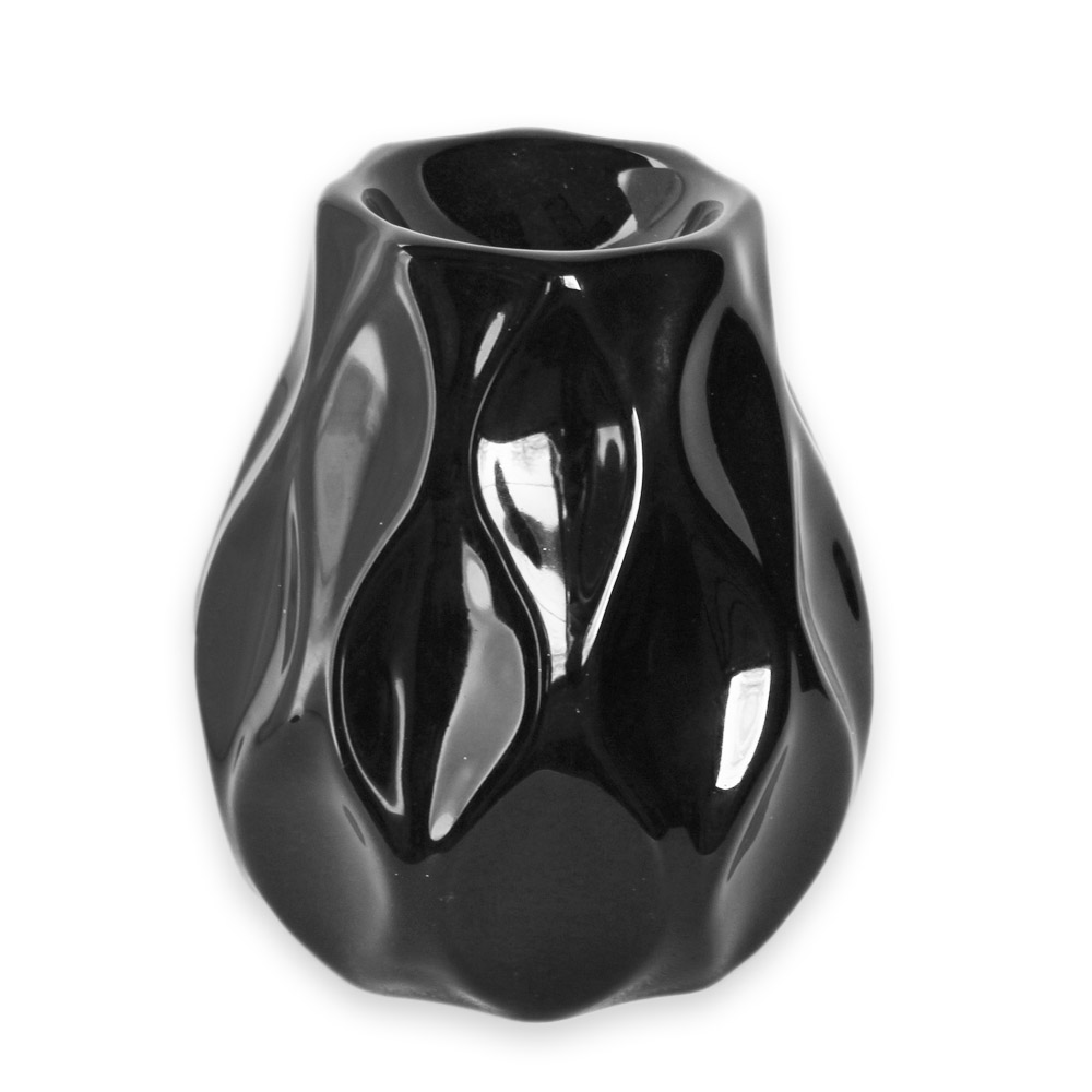 Aromalampa porcelán v.12,3cm černá