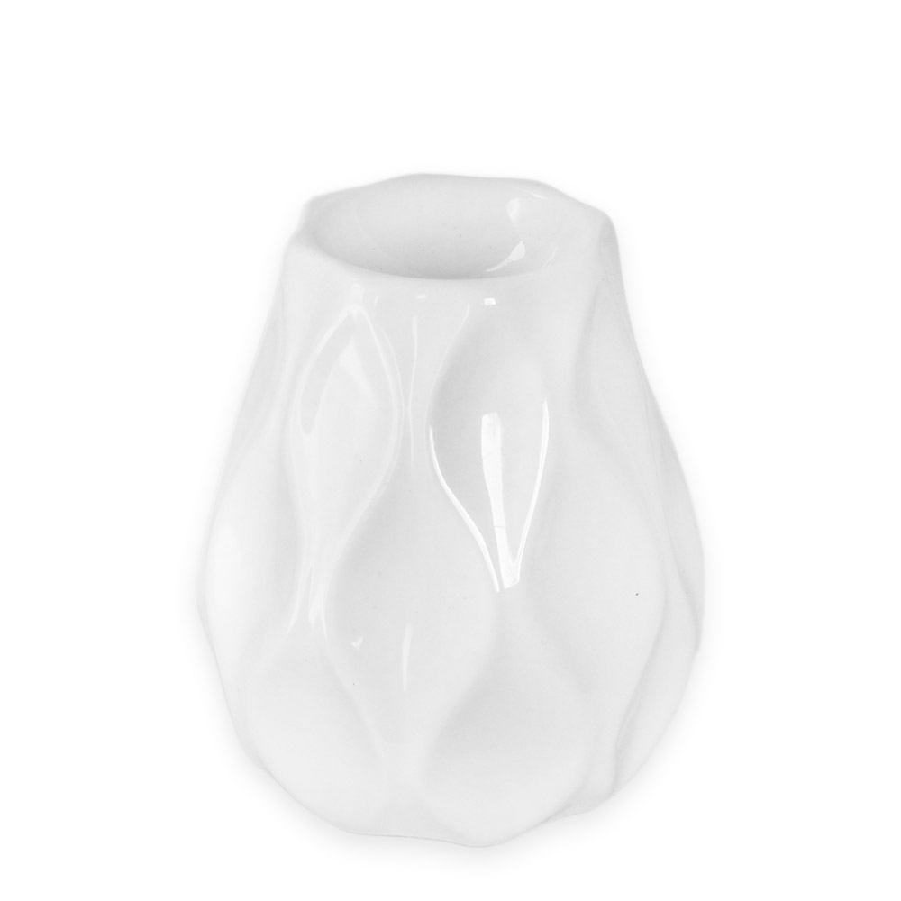 Aromalampa porcelán v.9cm bílá
