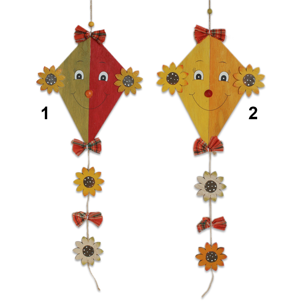 Drak dřevo závěs dl.72cm mix