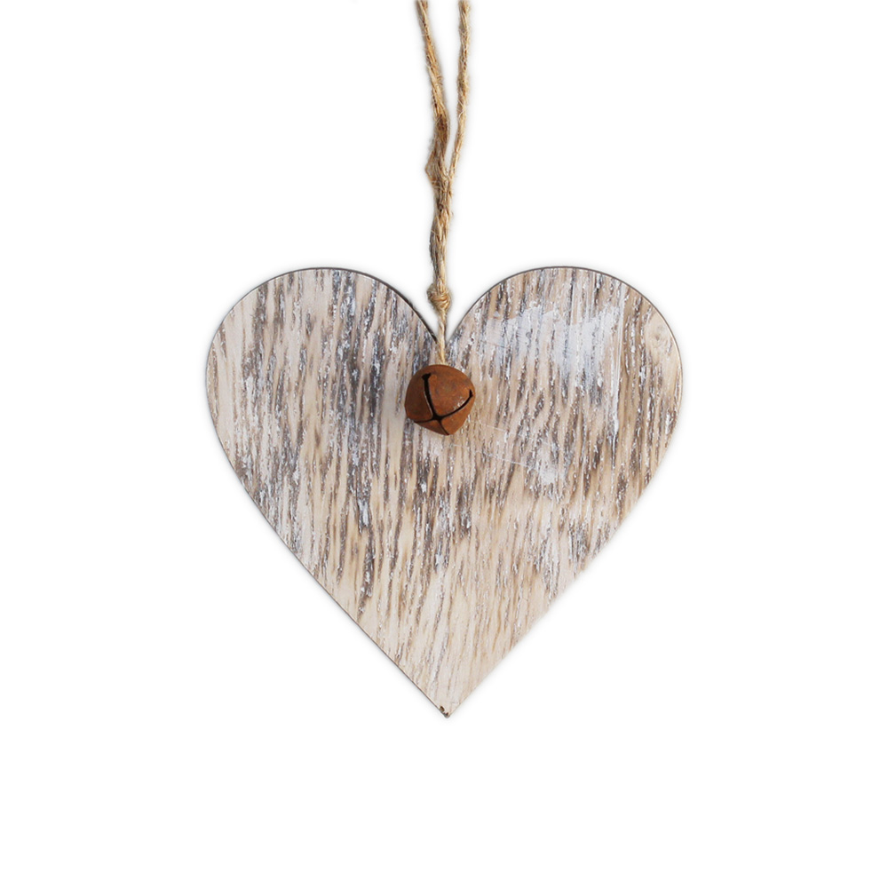 Srdce závěs dřevo v.8cm natur