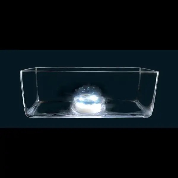 Sklo miska Middle s LED světlem dl.28,5cm