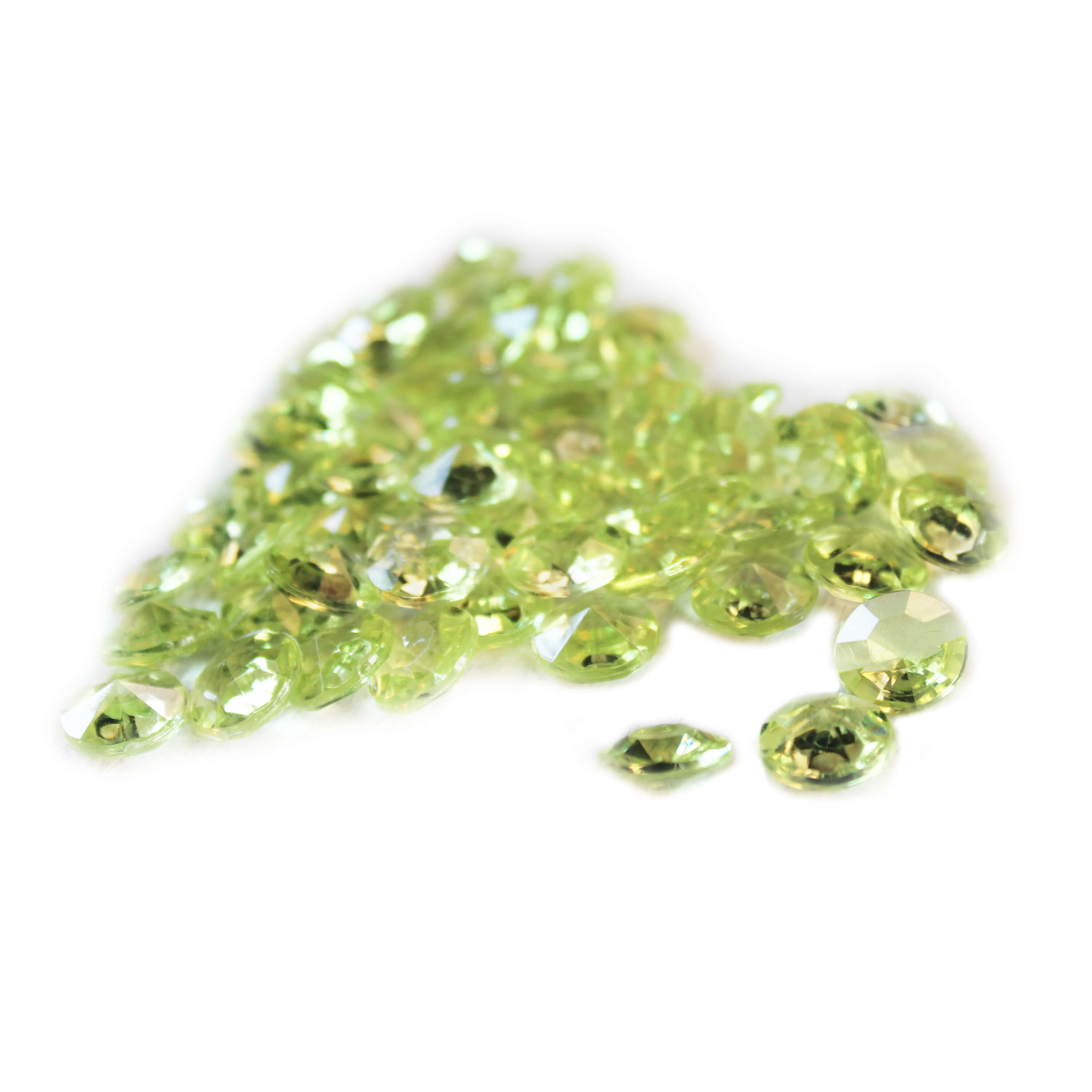 Mini diamanty pvc zelená
