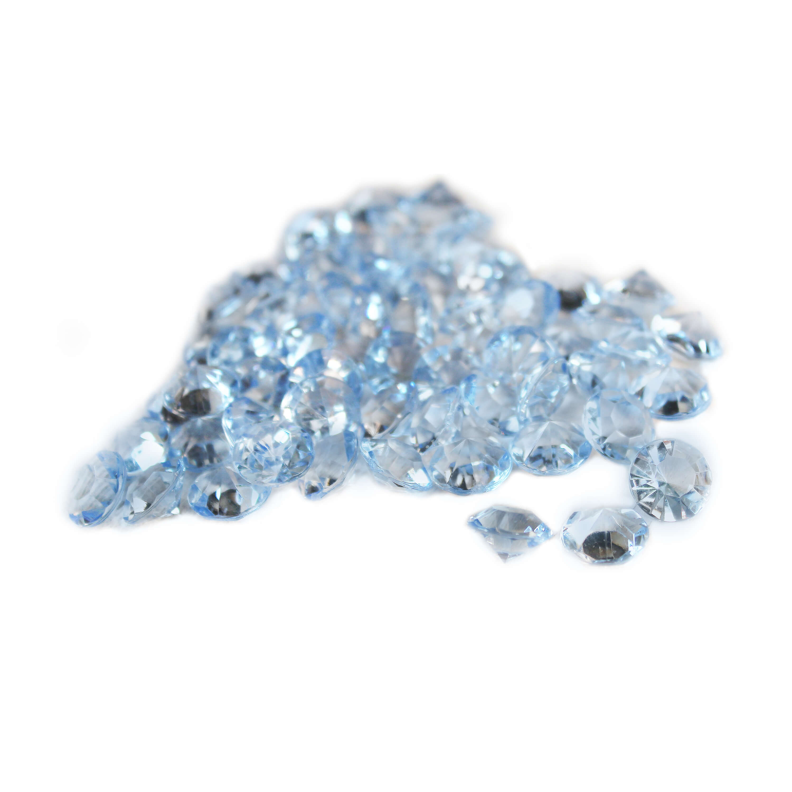 Mini diamanty pvc modrá