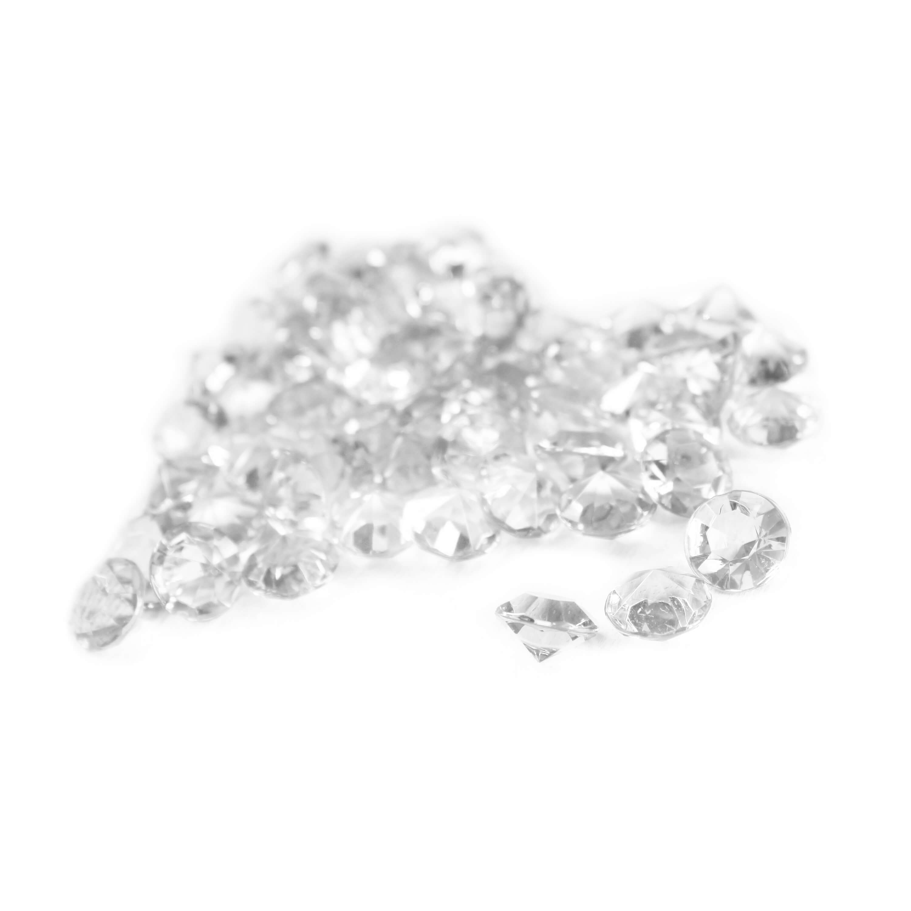 Mini diamanty pvc čirá