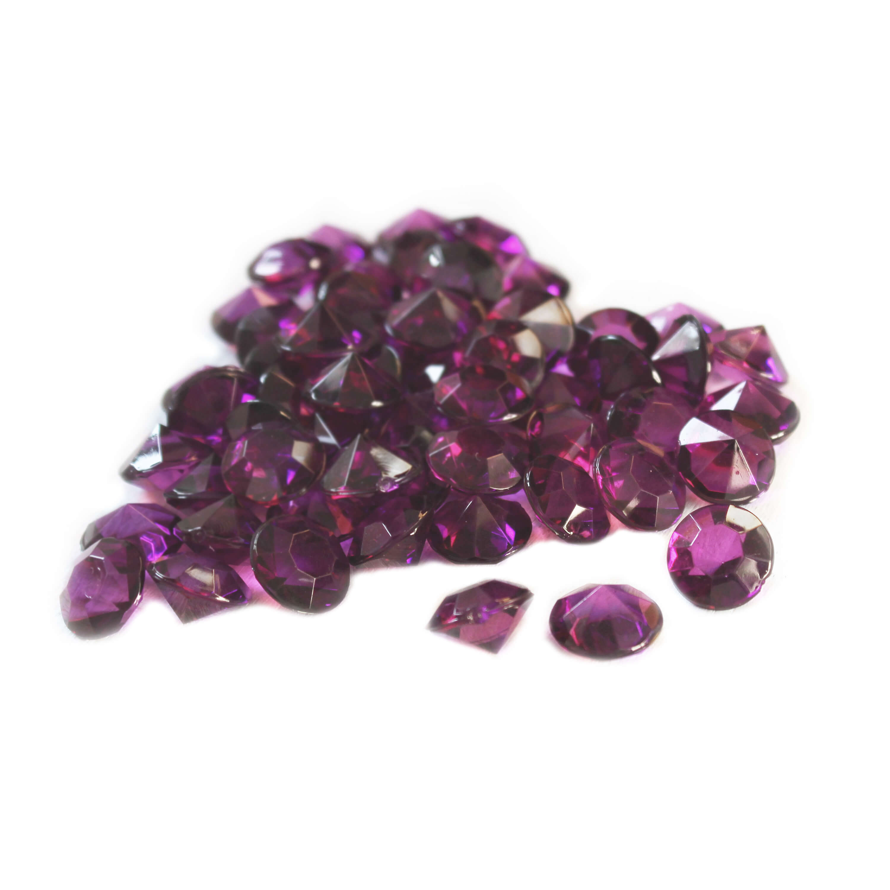 Mini diamanty pvc tm. fialové