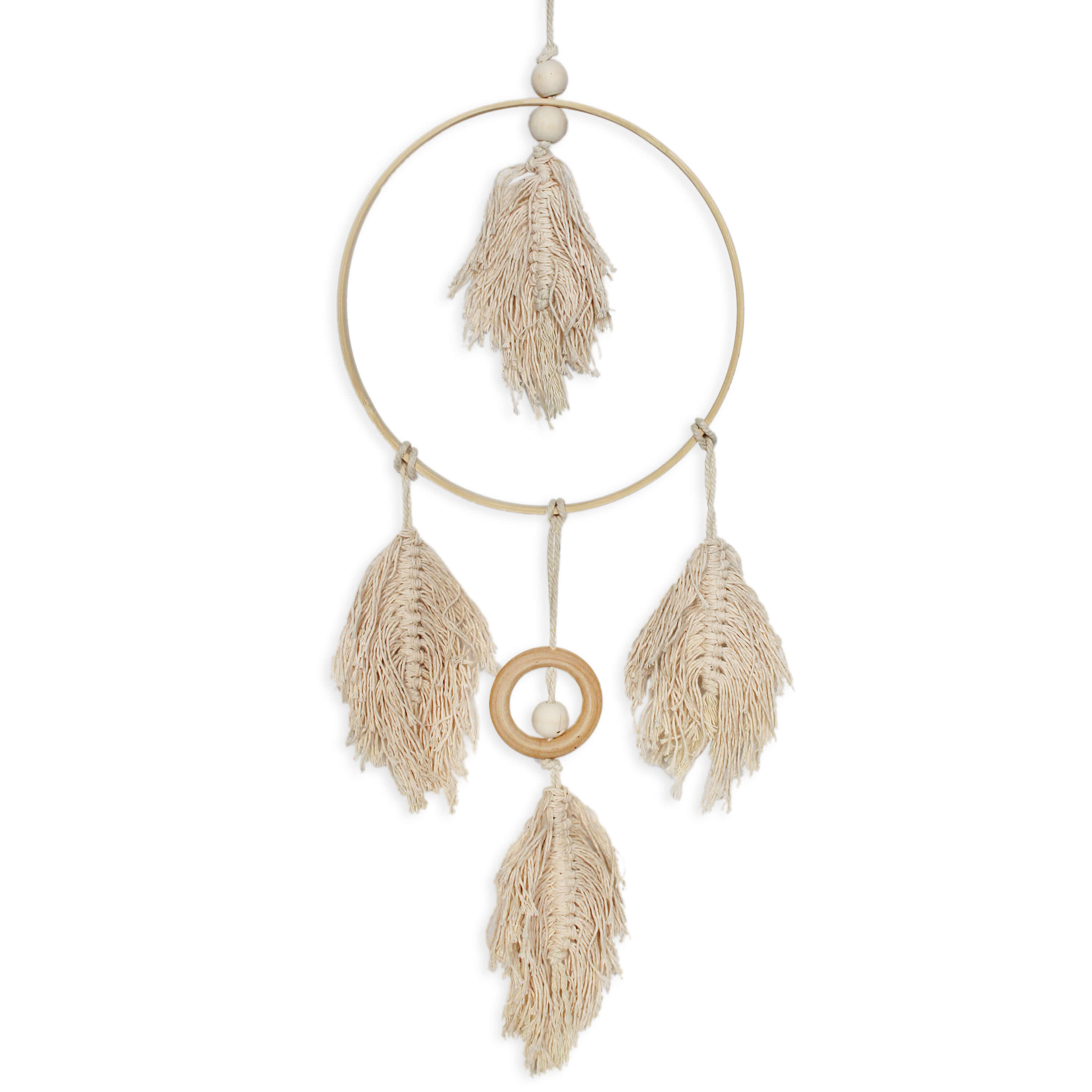 Lapač snů textil dl.60x19cm natural