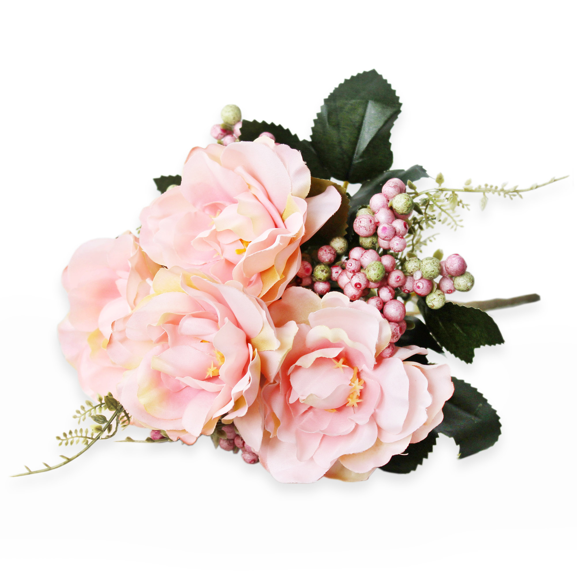 Kytice mix umělá v.31cm růžová