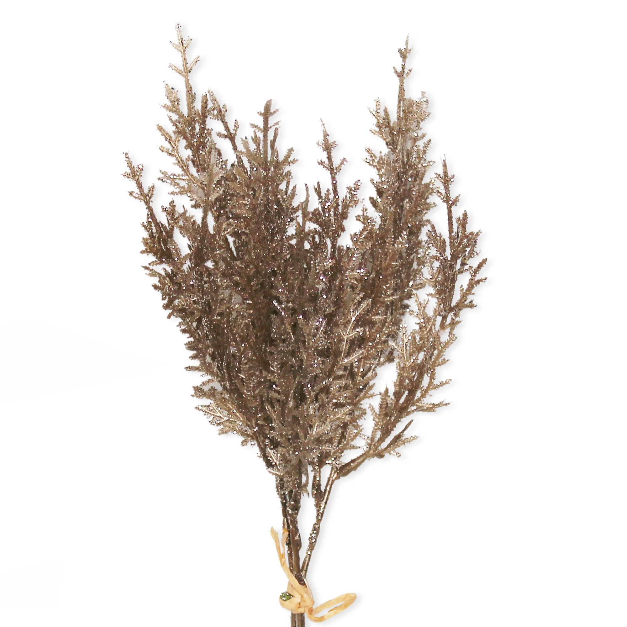 Tráva zápich umělý 34cm šampáň