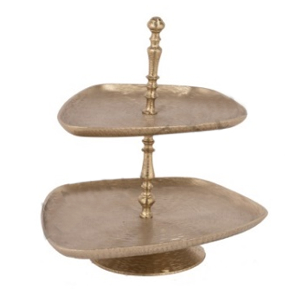 Etažér kov v.39x42cm šampáň