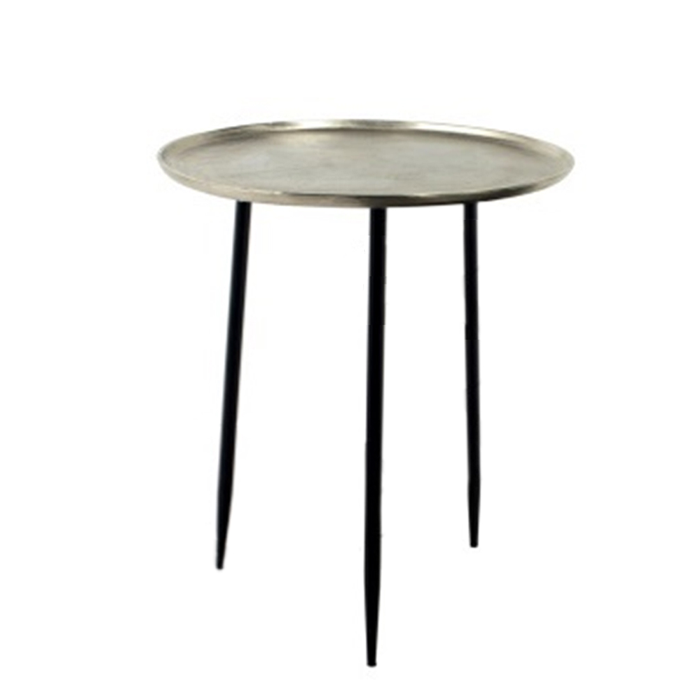 Stolek kov v.49x38cm nickel