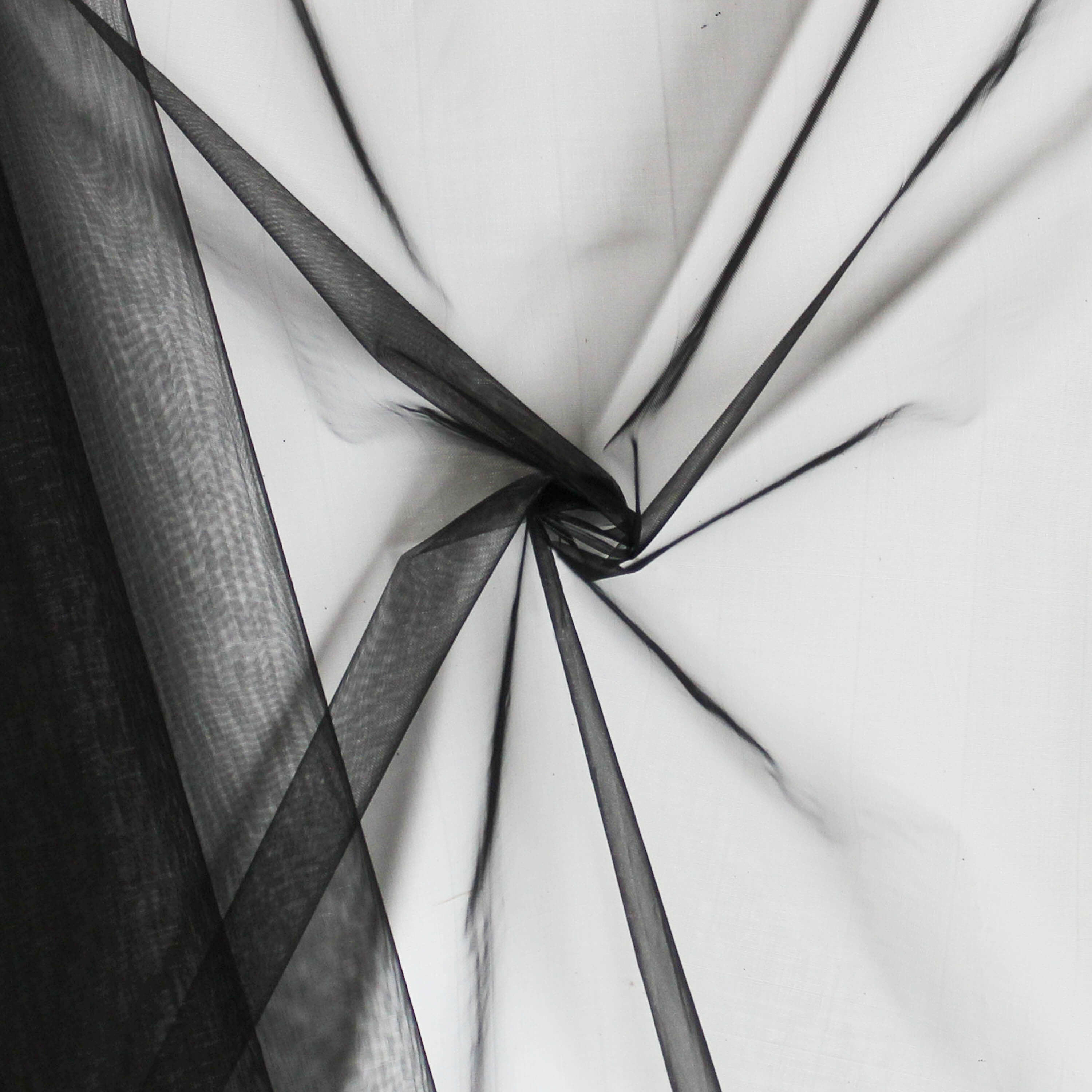 Organza š36cm/9m černá