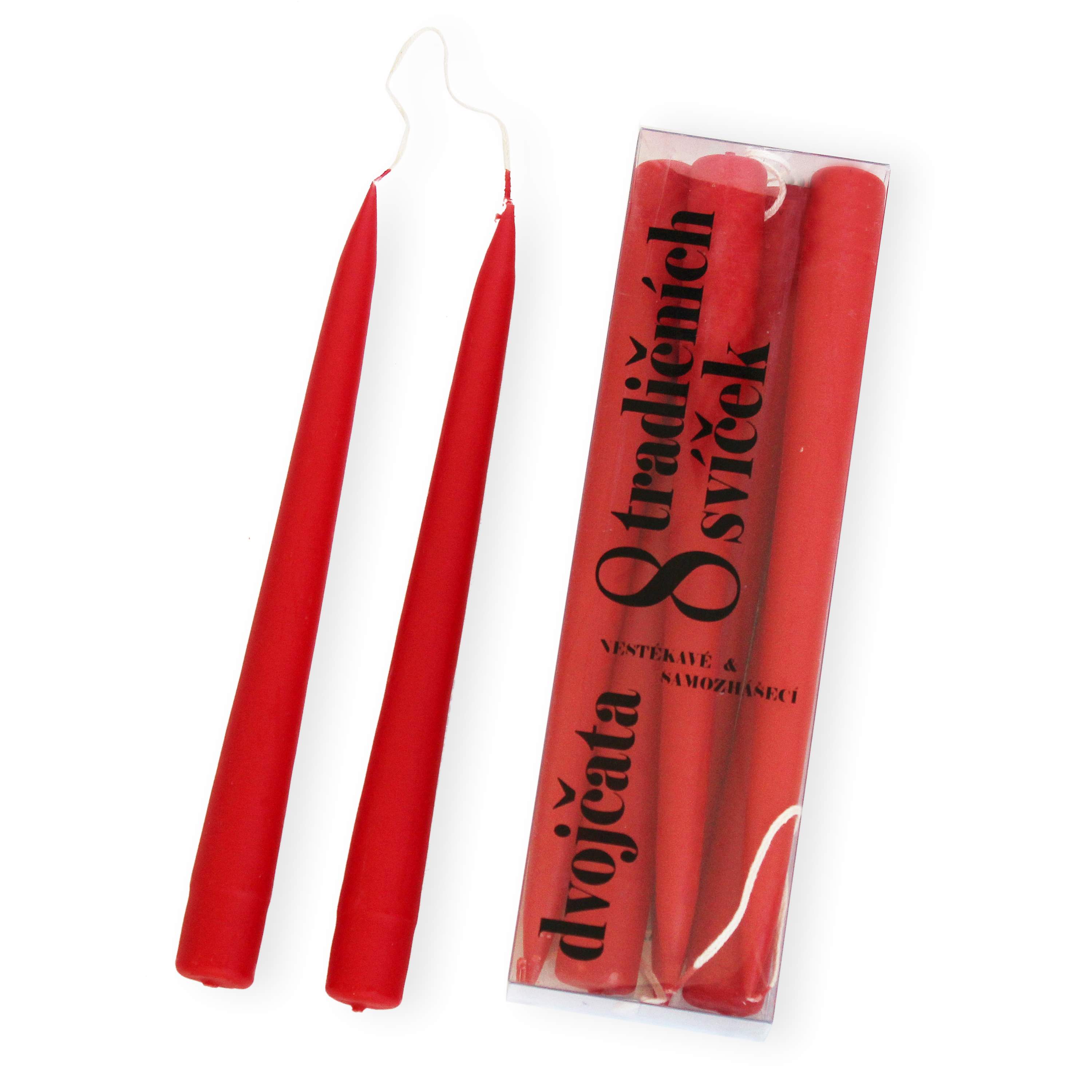 Svíčka kužel pr.22x240mm  KTM červená