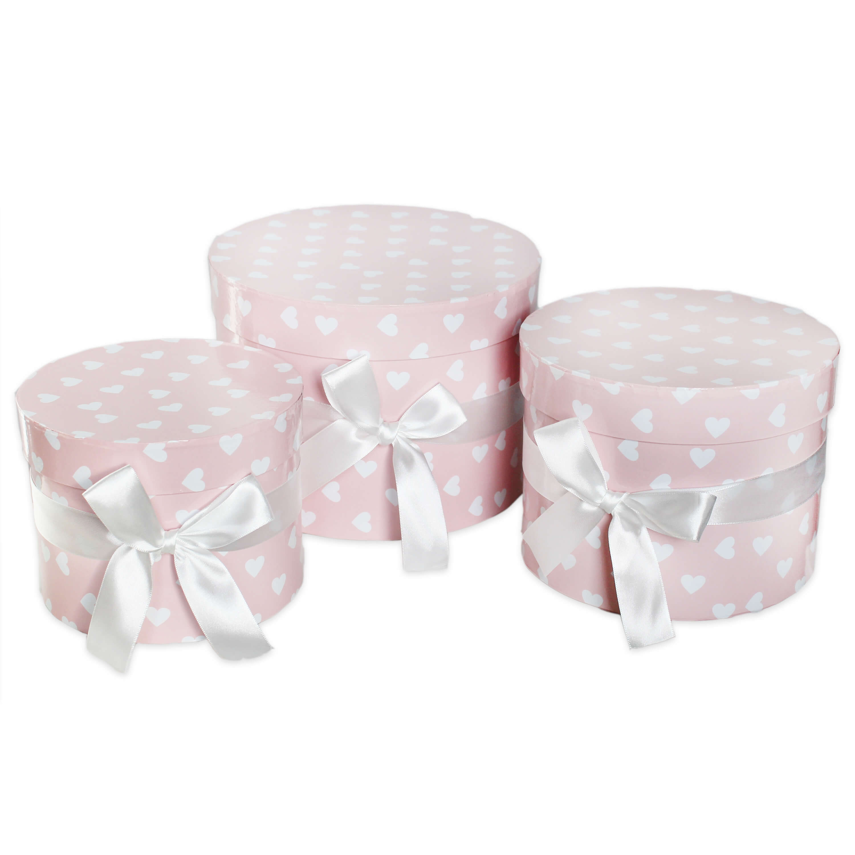 Flower boxy růžové pr.19,7 - 14cm S/3