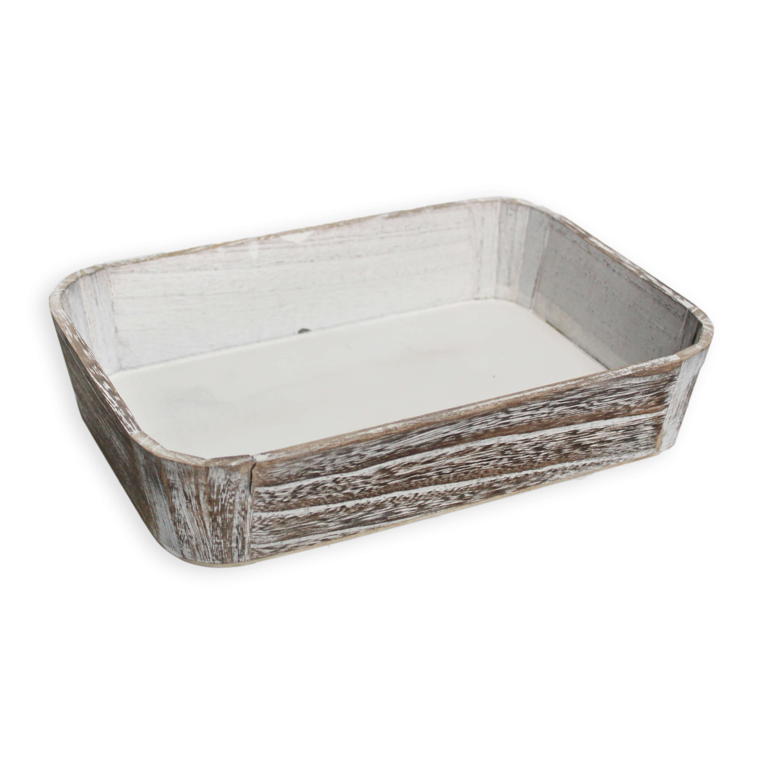 Tác dřevo dl.29x20cm šedý