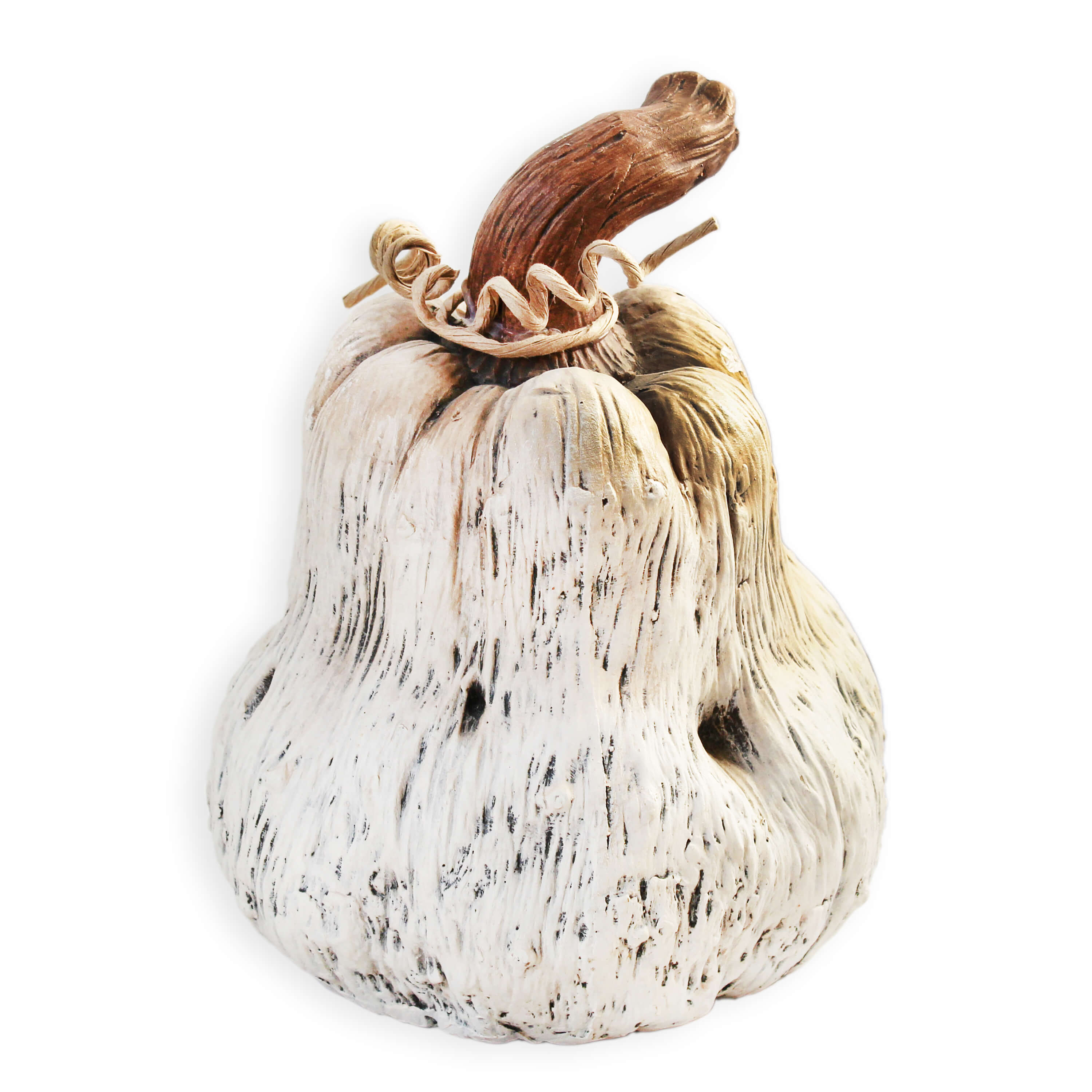 Dýně keramika v.22x17cm bílá