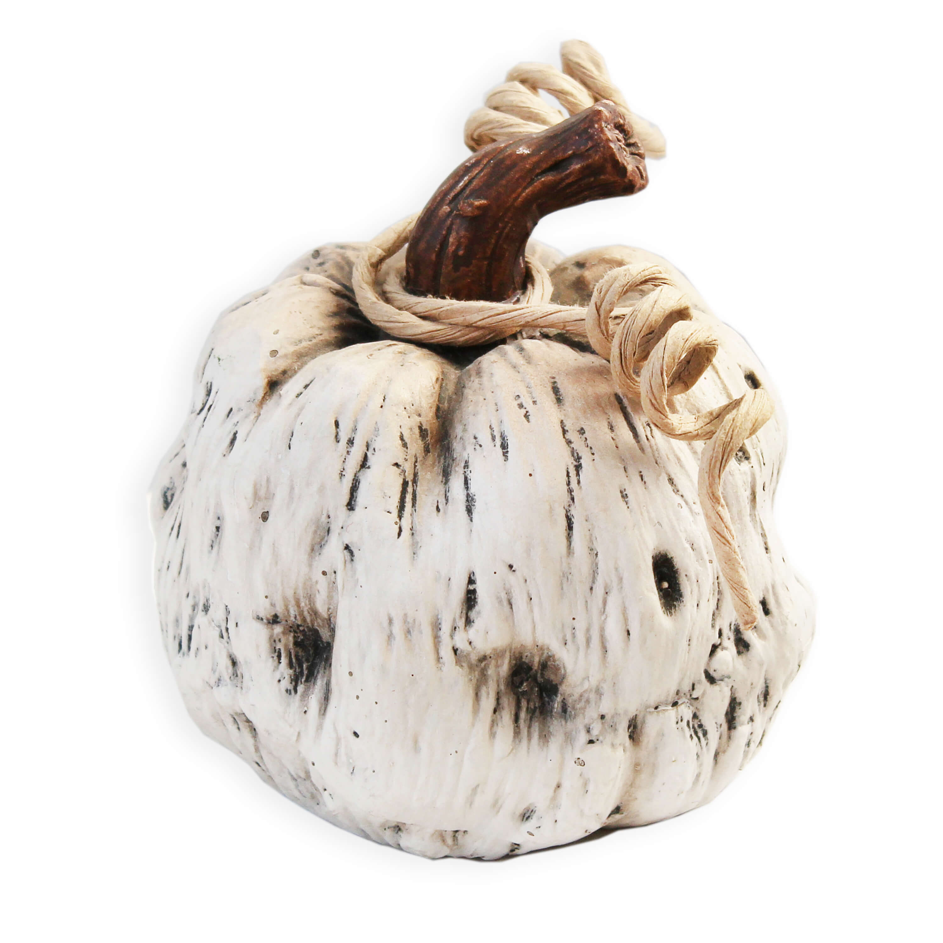 Dýně keramika 10cm bílá