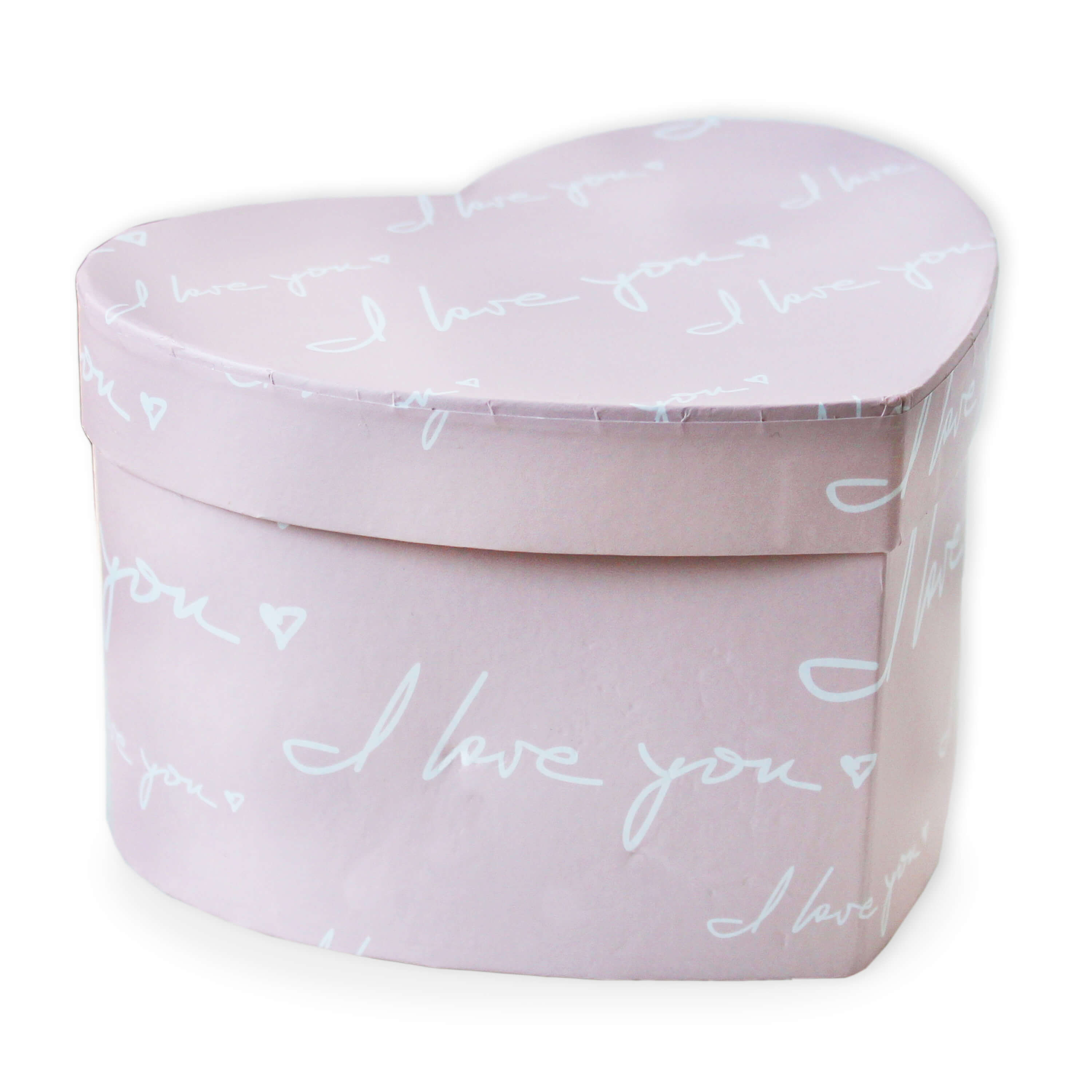 Flower box srdce dl.16x13,5x10cm růžový