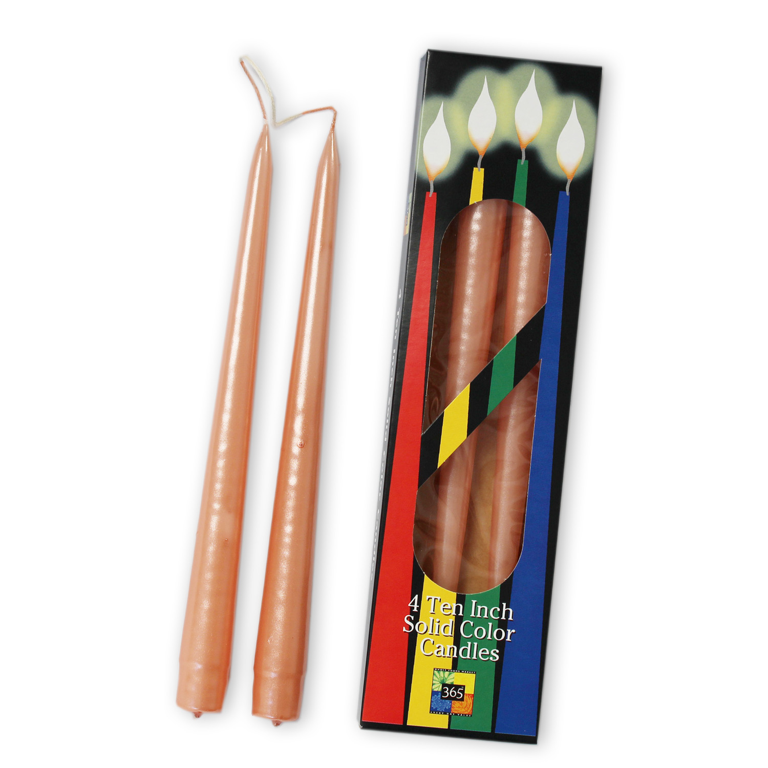 Svíčka kužel pr.22x250mm broskev lak