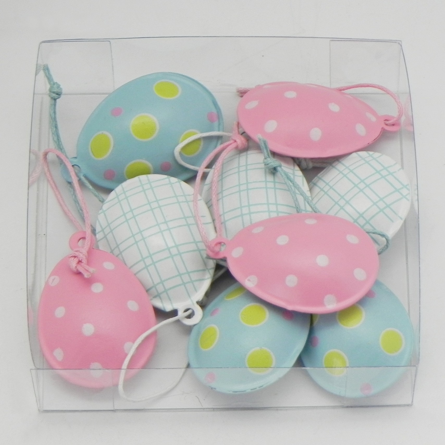 Vajíčka závěs kov dl.8cm mix S/9